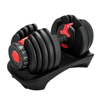 Smart Dial Adjustable Dumbbell 40kg (17-in-1) | Heavy-Duty Home Gym Weight | Space-Saving Strength Training | Optional Bench & Rack | For Men & Women