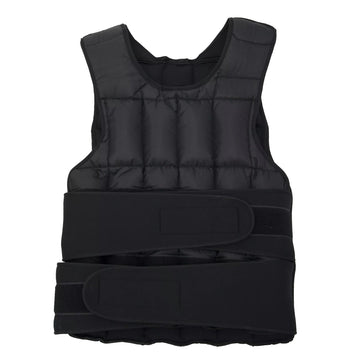 Adjustable Weighted Vest 10–20 kg – Black Neoprene with 38 Bag System, Removable Sandbags for Running, Cardio, Strength Training in Home Gym