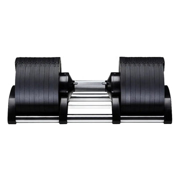 Round Adjustable Dumbbells with Steel Dial – 24/32/40/45 kg Pair, Anti‑Slip Handle for Strength Training in Home Gym
