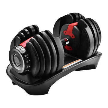 Adjustable Dumbbell 24 kg – Heavy‑Duty Steel, 15-in-1 Quick‑Dial Weight Selector, Space‑Saving with Optinal Bench & Stand Strength Training for Home Gym Workouts