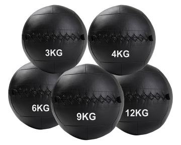 Heavy-Duty No‑Bounce Wall Balls (3 kg–12 kg) – Enhanced Grip Texture, Medicine Balls for High‑Density Cross‑Training Tool - Home Gym & Strength Power Workouts