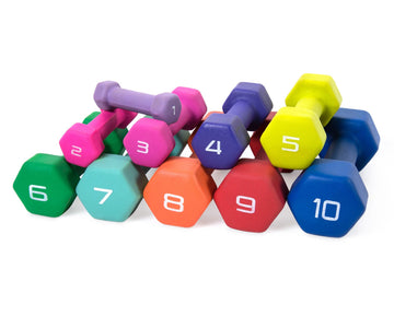 Anti‑Roll Neoprene Hex Dumbbells – Non‑Slip Coating, Comfortable Grip, Anti‑Scratch Finish for Home Gym Workouts & Strength Training
