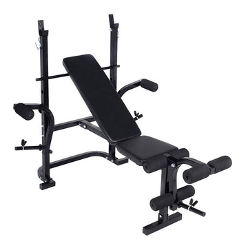 Ultimate Full‑Body Home Gym All-in-One Multi Bench – Adjustable Incline/Decline, Steel Frame, Preacher & Leg Curl Attachments for Versatile Strength Training