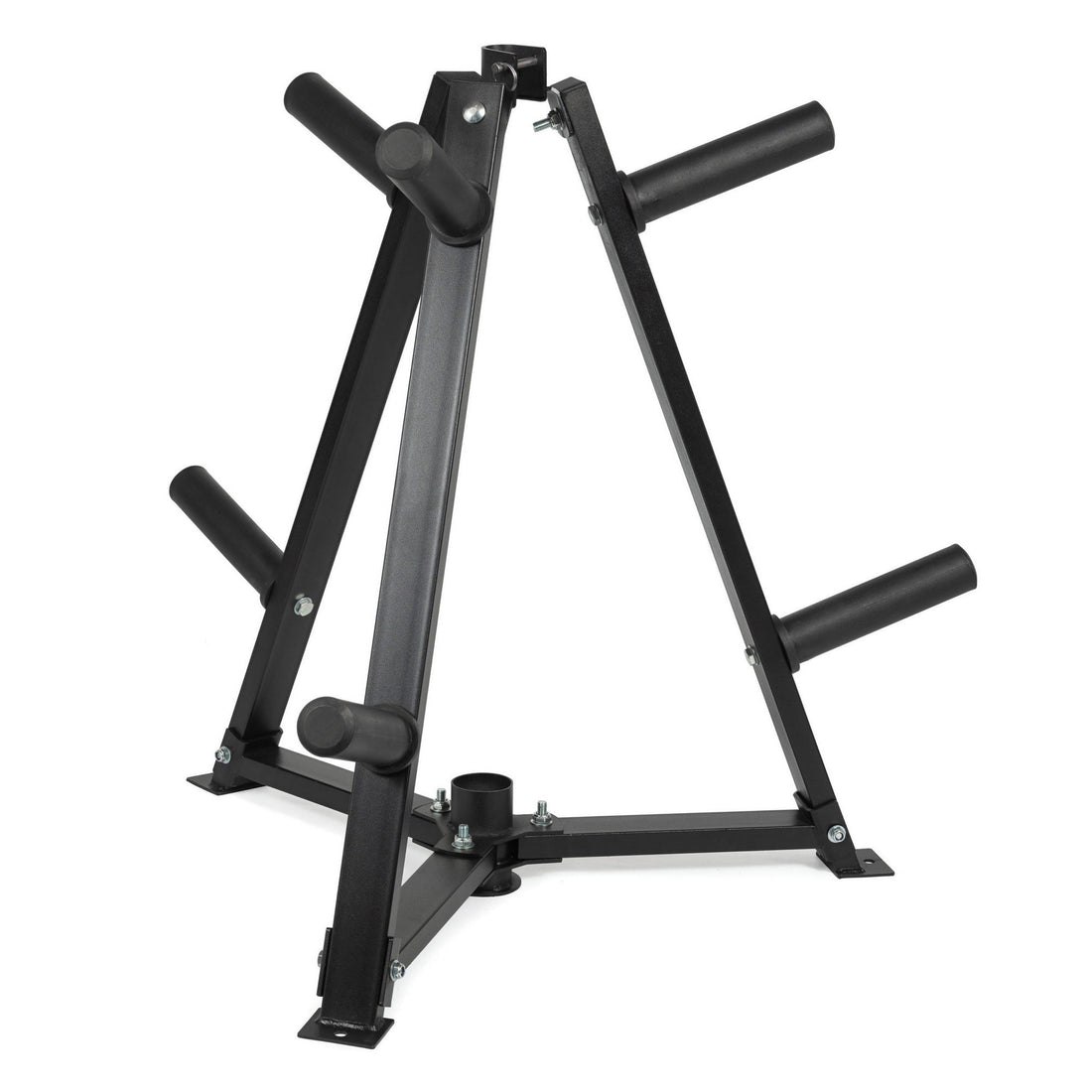 Vertical Steel Weight Plate & Dumbbell Rack | 300 kg Capacity, 6 Clamps, Space‑Saving Home Gym Organizer