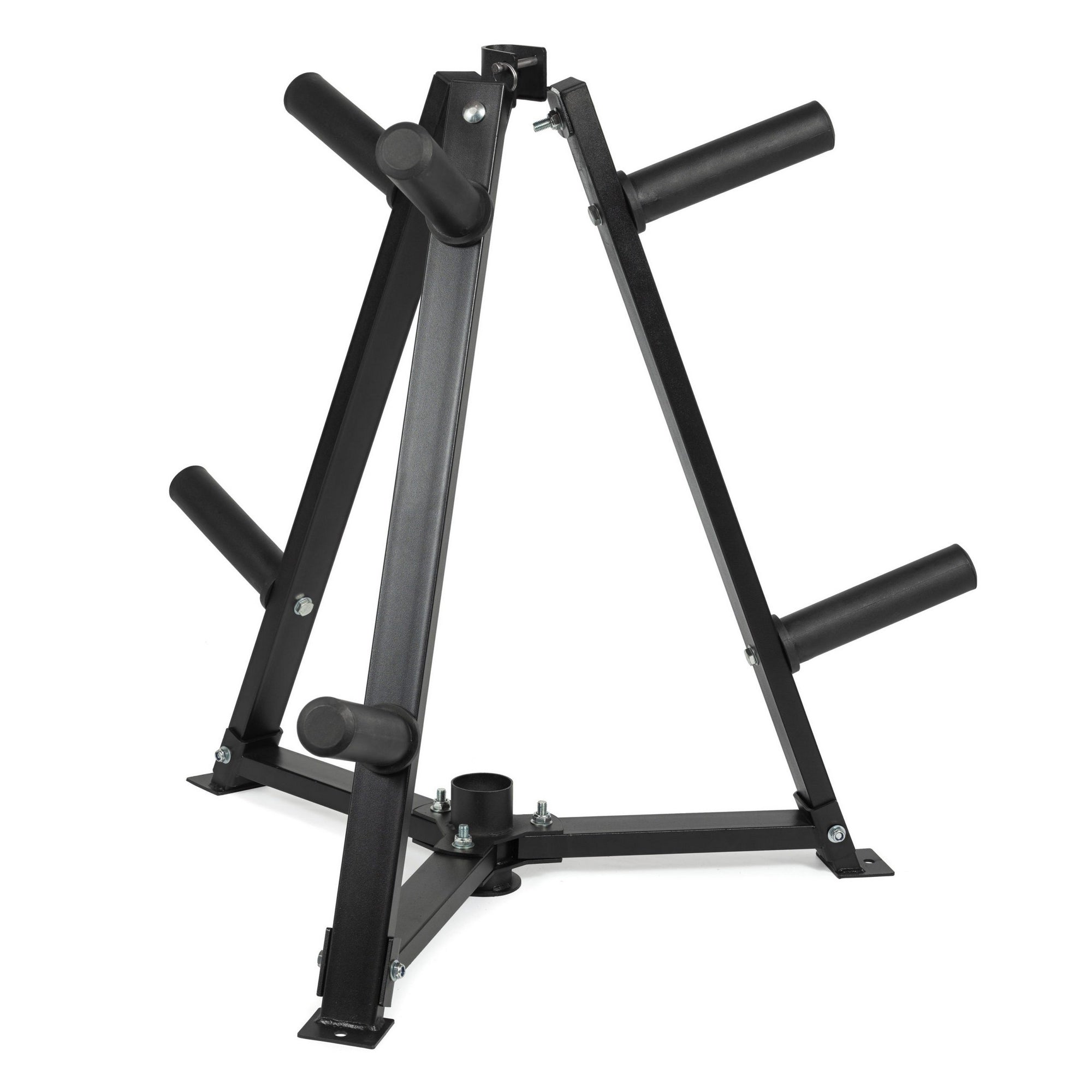 Vertical Steel Weight Plate & Dumbbell Rack | 300 kg Capacity, 6 Clamps, Space‑Saving Home Gym Organizer