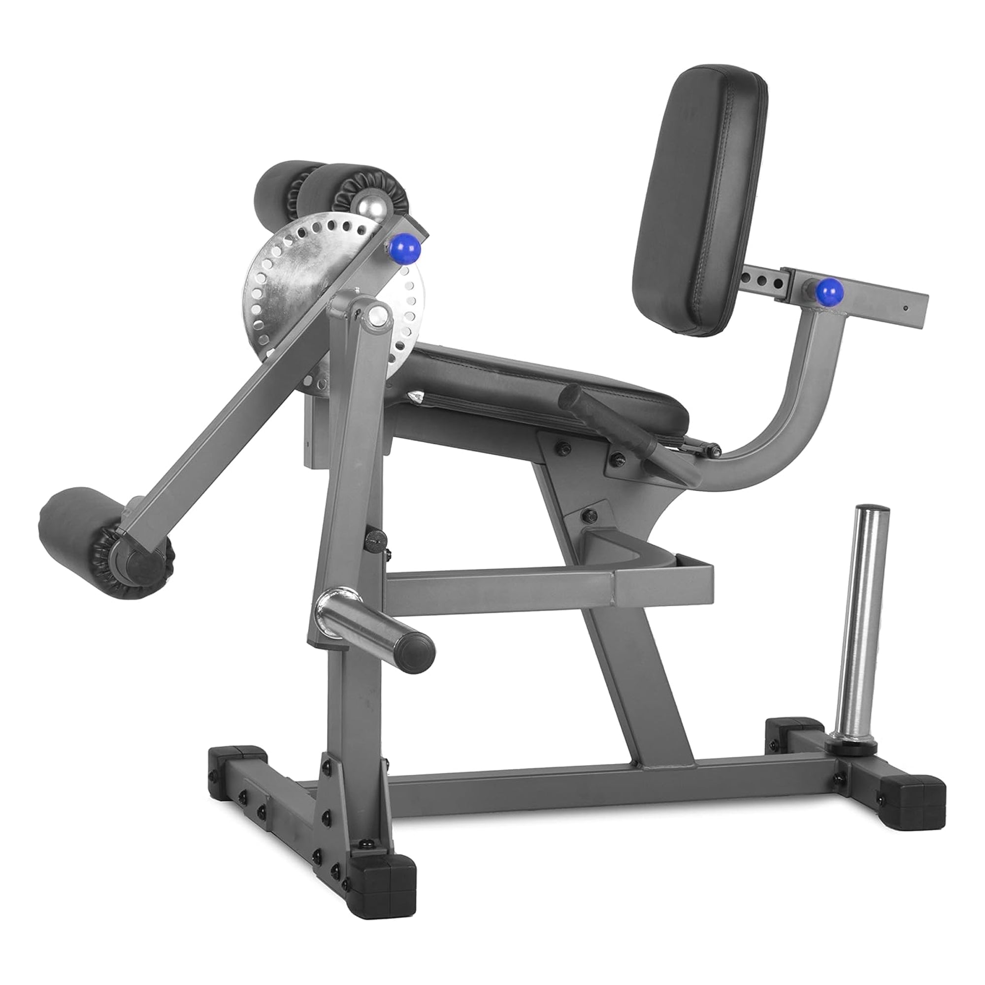 Heavy‑Duty Seated Leg Extension & Steel Curl Machine – Adjustable Seat & Range (Optional Weight Set), Quad & Hamstring Strength Trainer for Home Gyms