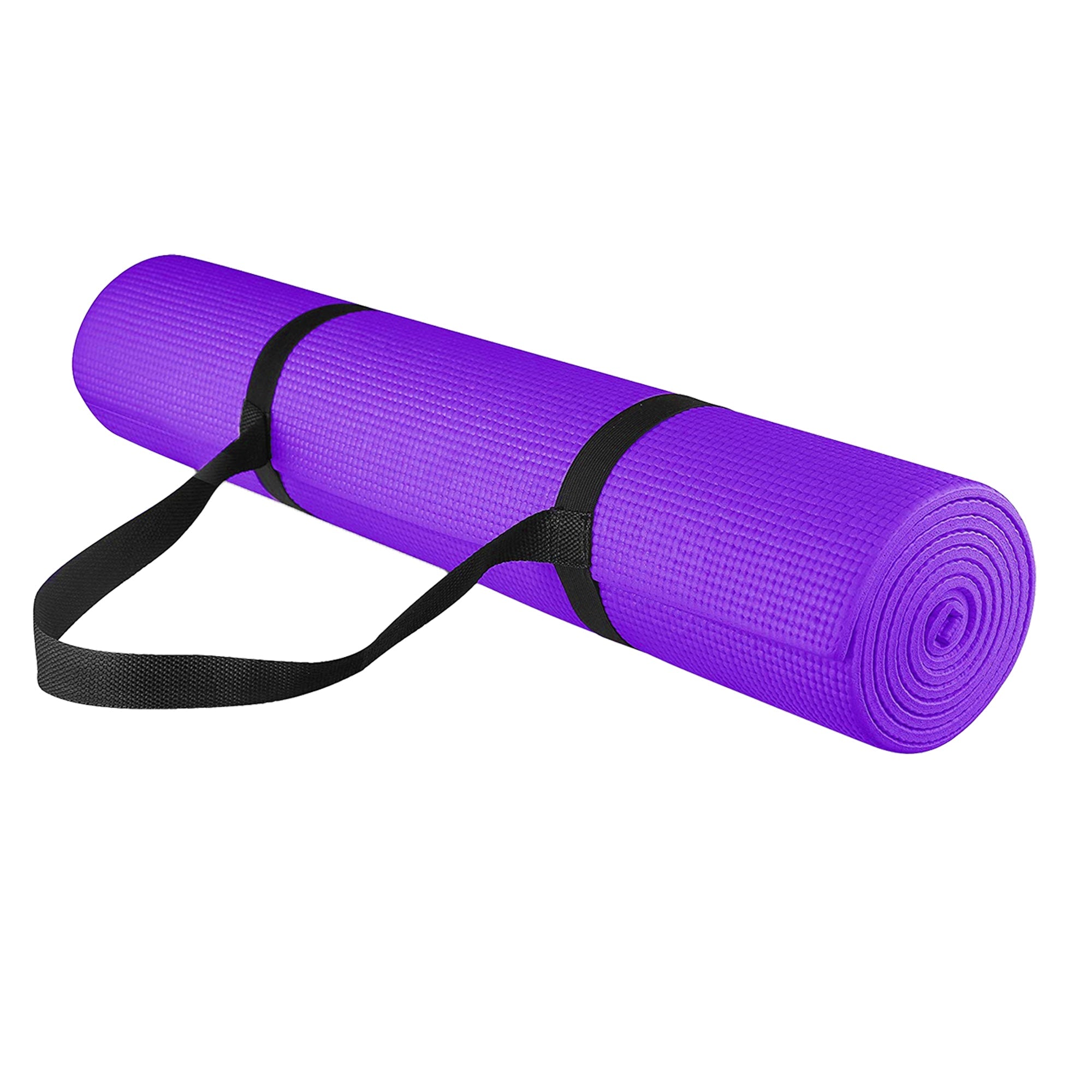 Extra‑Thick Non‑Slip NBR Foam Fitness Yoga Mat 15 mm – Eco‑Friendly, Cushioned, With Carry Strap – Ideal for Pilates, HIIT & Home Gym