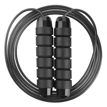 Adjustable Black Skipping Rope – Smooth Rotation, Anti‑Slip Handles, Cardio Training Essential – Perfect for Home Gym Workouts