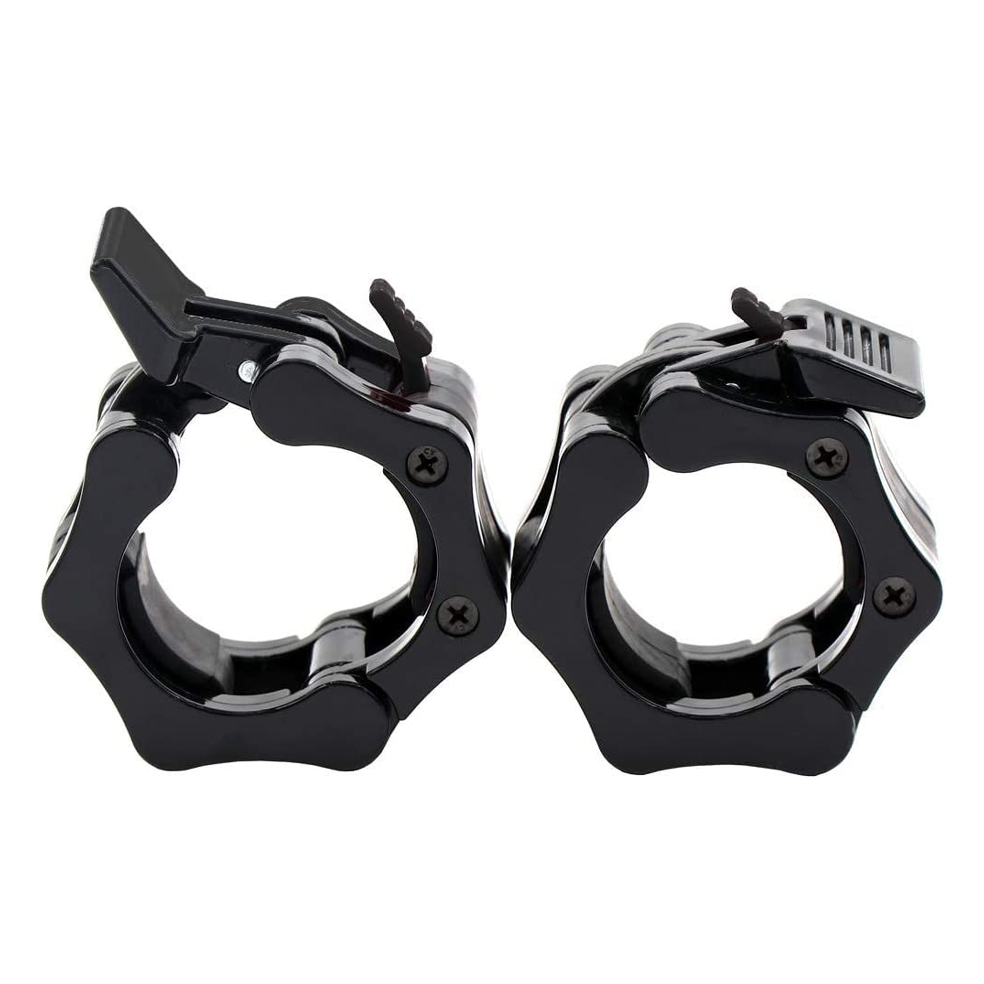 Olympic Barbell Collars – Heavy‑Duty 2" Quick‑Release Locking Clips, Secure Clamp for Weightlifting & CrossFit