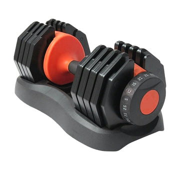 25kg Adjustable Dumbbell Set – 10-in-1 Quick Dial Weights with Safety Lock | 2.5kg–25kg Range for Strength Training in Compact Home Gym
