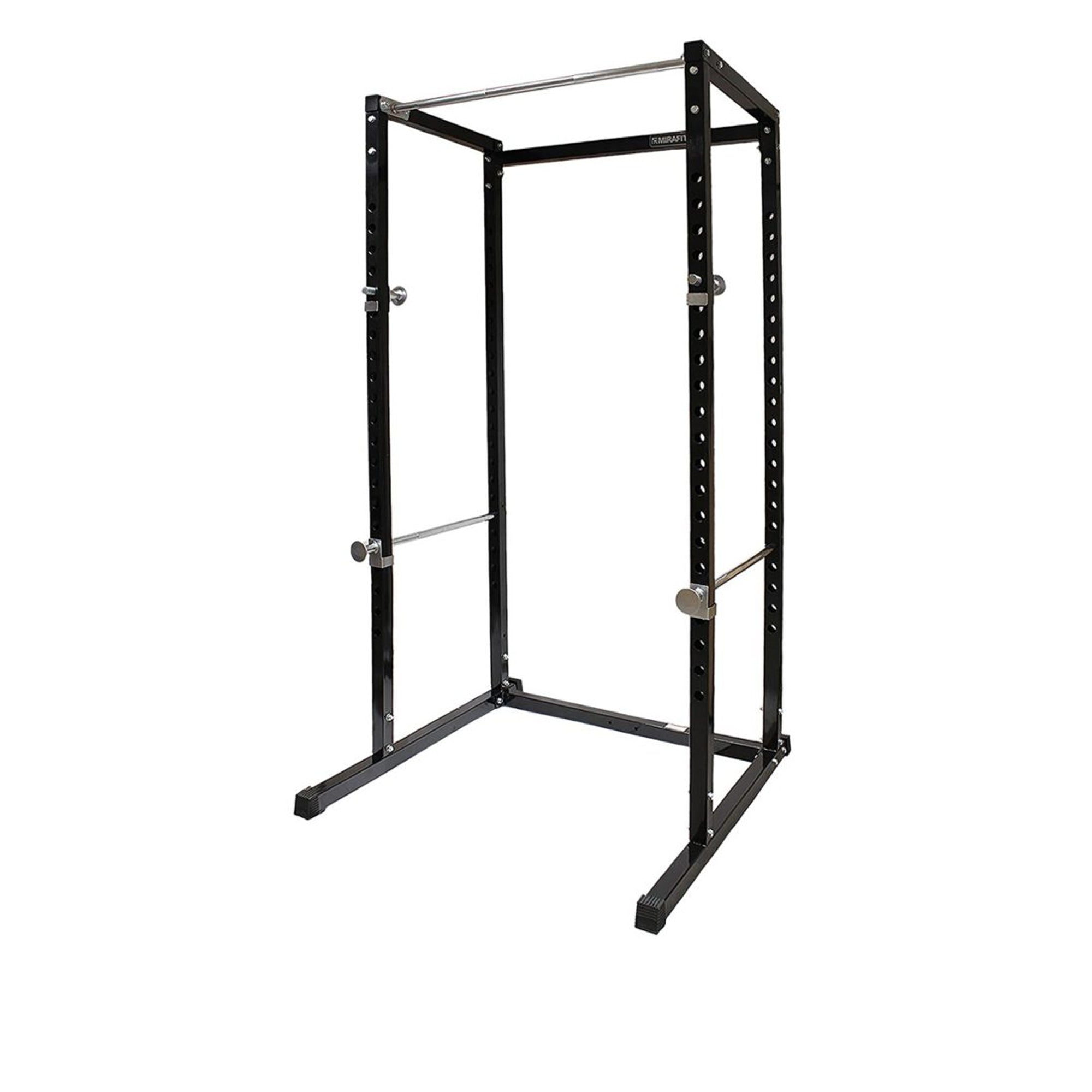 Heavy‑Duty Steel G100 Power Rack with Pull‑Up Bar – Adjustable Squat Cage for Home Gym Strength Training