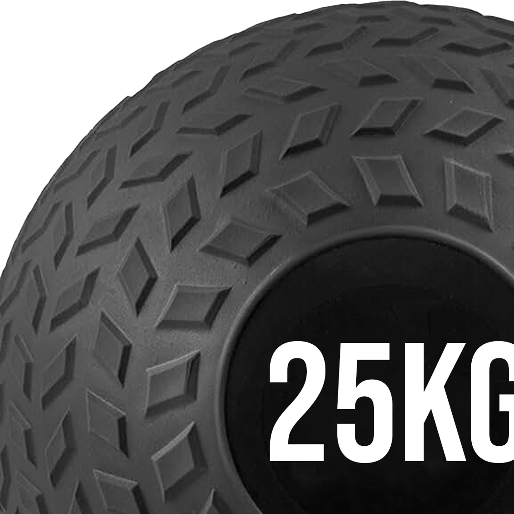 No-Bounce Slam Ball – Heavy‑Duty Rubber Treaded Weight Ball for Core, Strength & Power Training in Home Gym or Studio (3–25 kg)