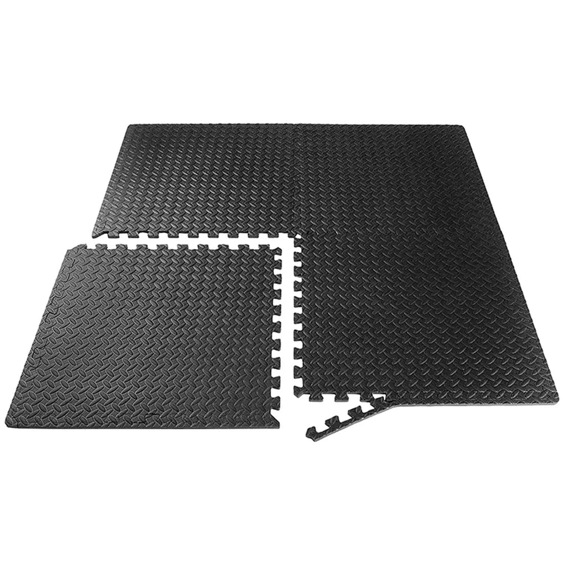 10mm Interlocking EVA Foam Puzzle Exercise Mat – Non-Slip, Protective Home Gym Flooring Rubber Tiles for Strength Training, Yoga & Garage Workouts