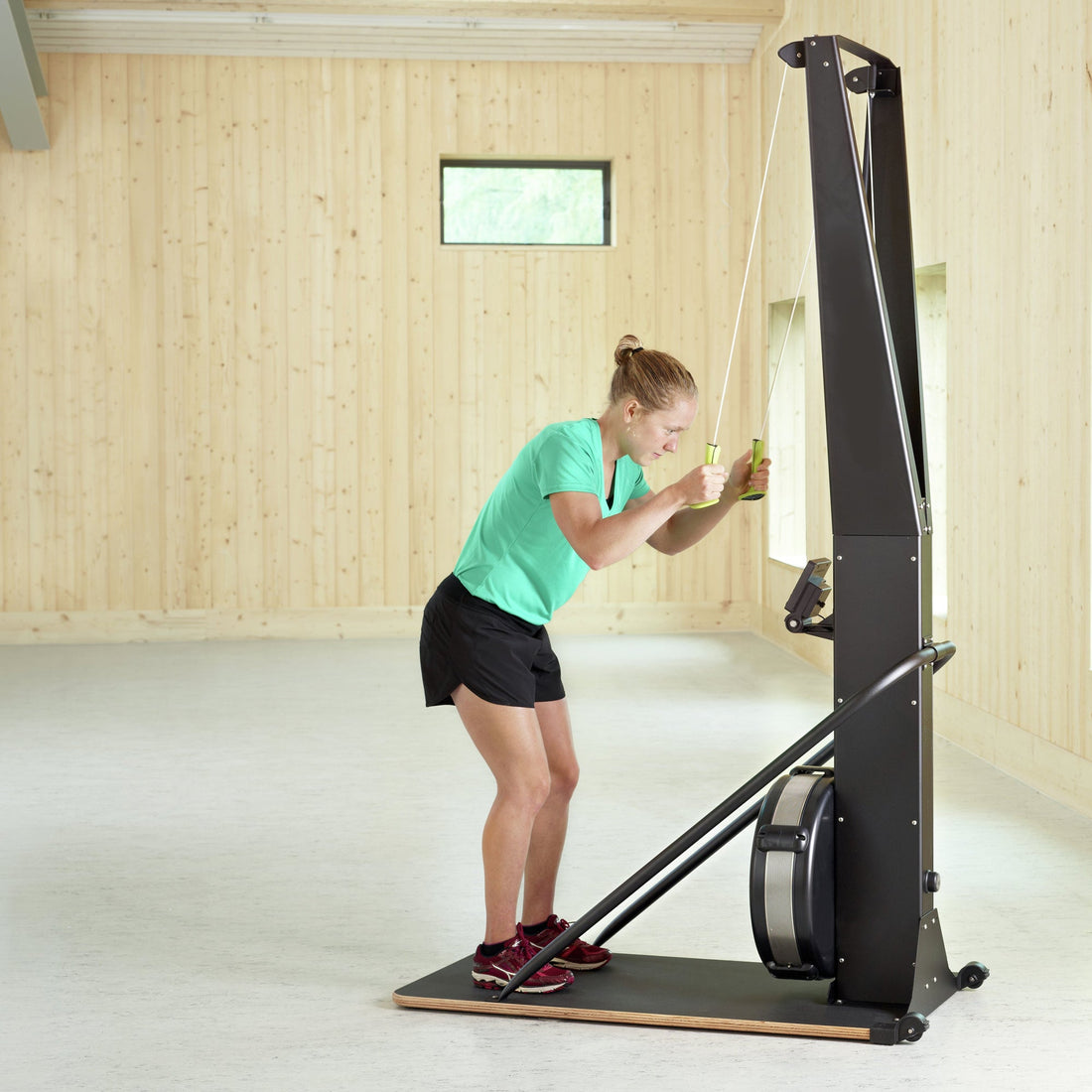 Indoor Ski Cross Trainer with LED Display – Full‑Body Nordic Simulated Ski Machine, High‑Intensity Cardio & Strength Training, Compact Home Gym Equipment