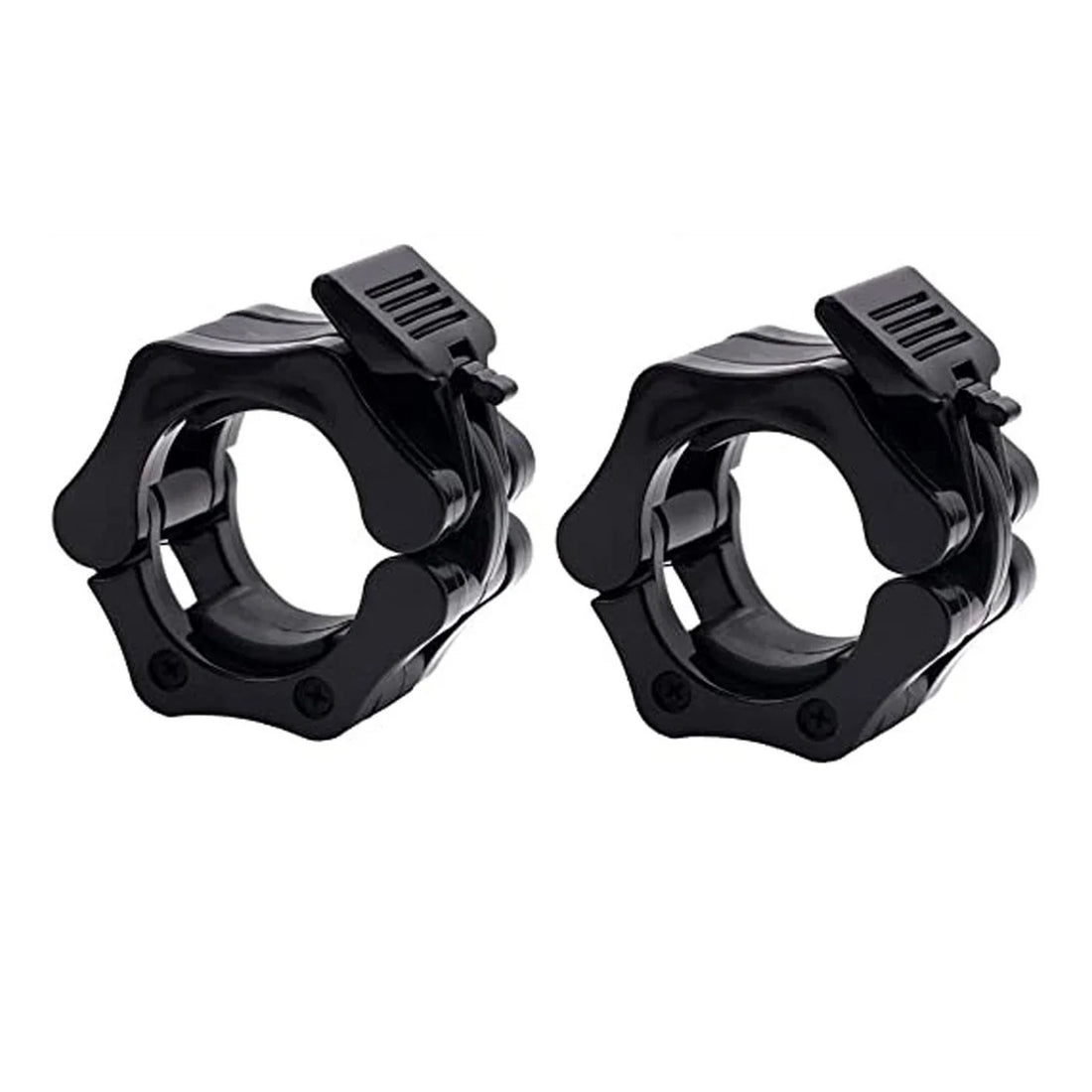 Olympic Barbell Collars – Heavy‑Duty 2" Quick‑Release Locking Clips, Secure Clamp for Weightlifting & CrossFit