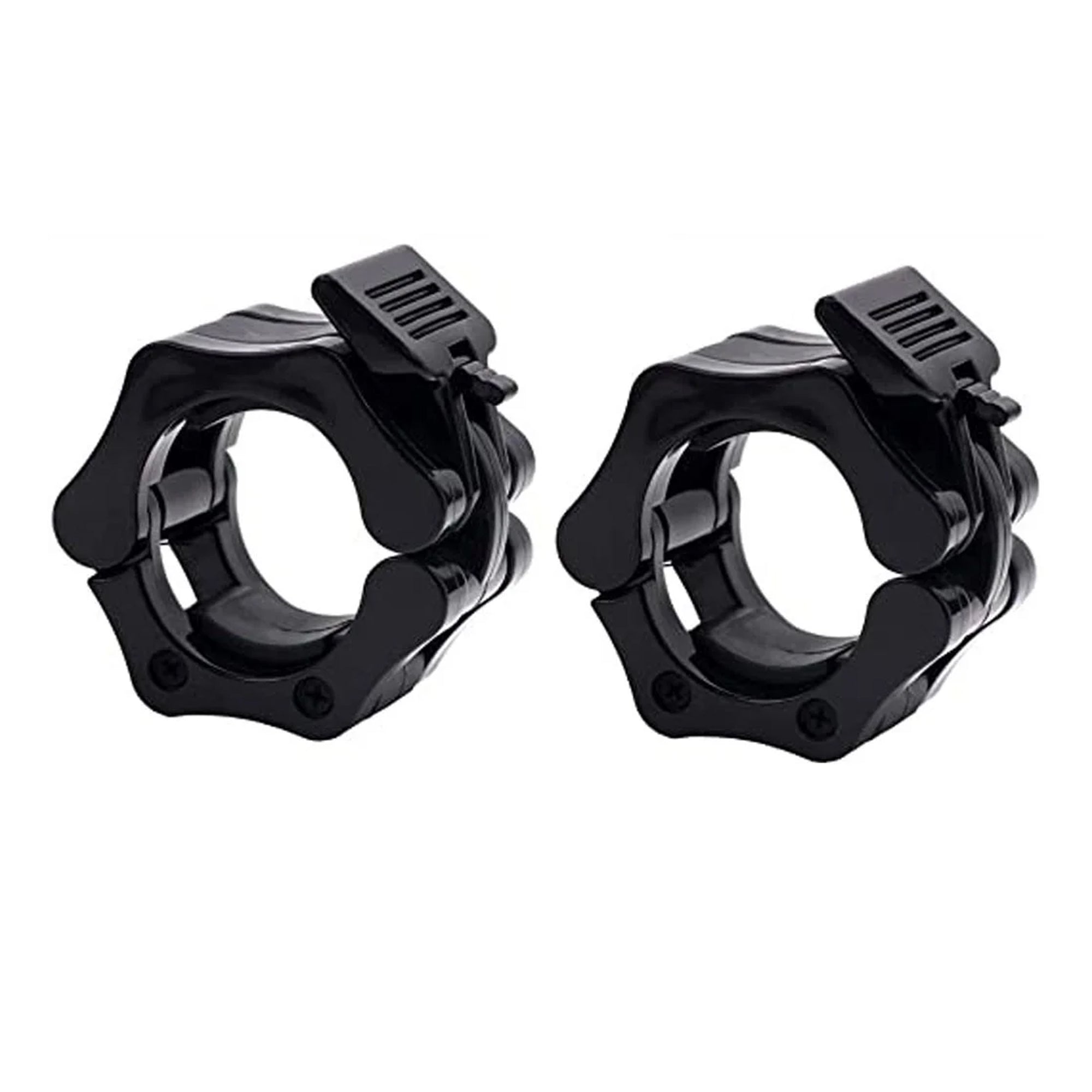 Olympic Barbell Collars – Heavy‑Duty 2" Quick‑Release Locking Clips, Secure Clamp for Weightlifting & CrossFit