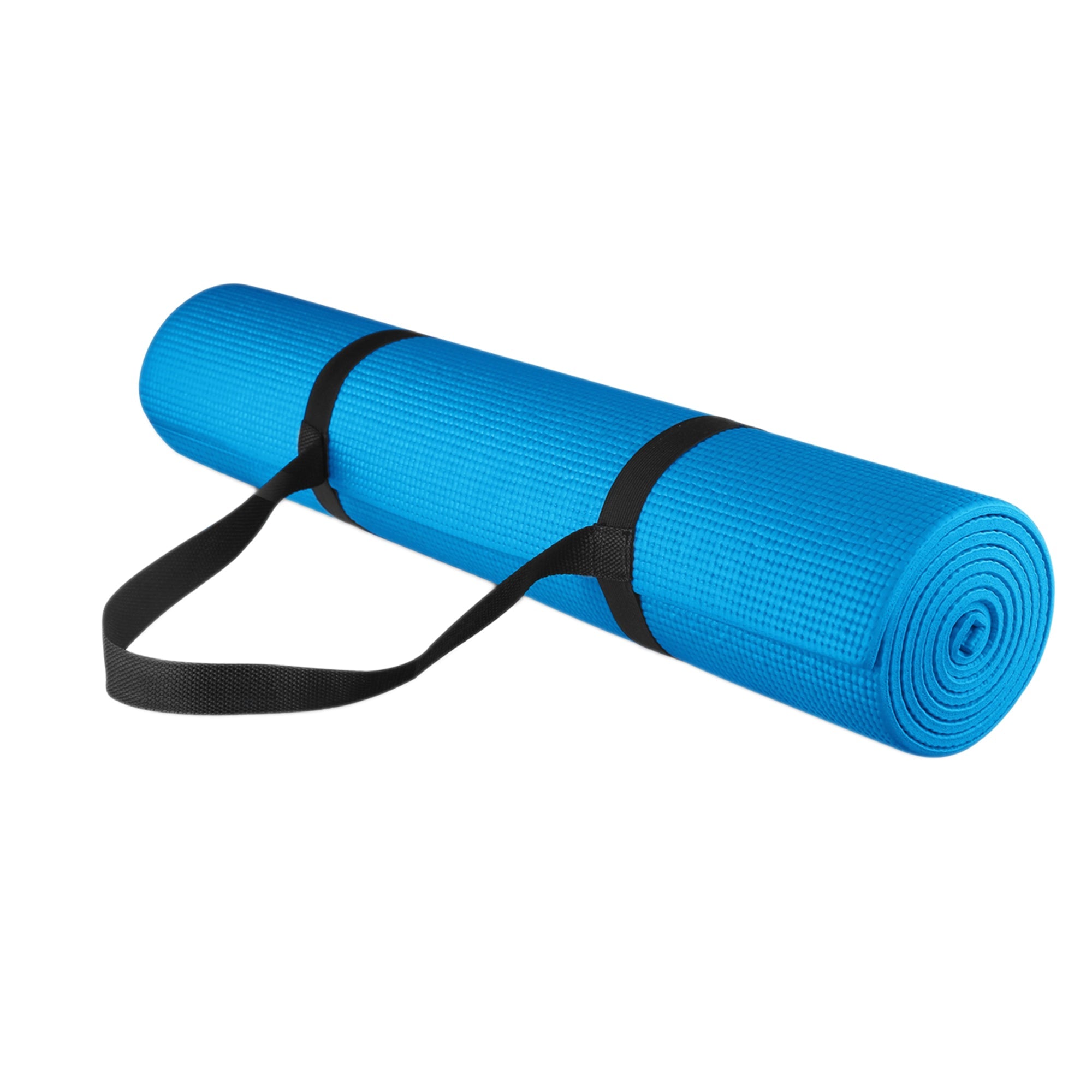 Extra‑Thick Non‑Slip NBR Foam Fitness Yoga Mat 15 mm – Eco‑Friendly, Cushioned, With Carry Strap – Ideal for Pilates, HIIT & Home Gym