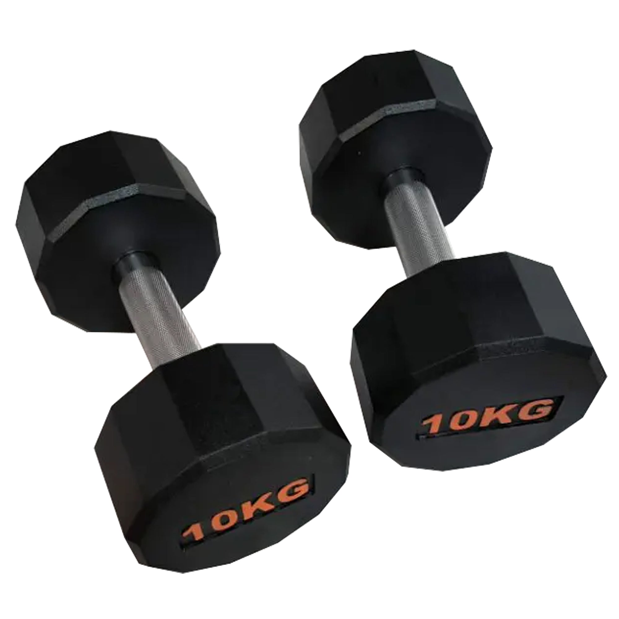Adjustable Round‑Hex Dumbbells, Neoprene Coated with Anti‑Roll Design for Stability – Strength Training Home Gym
