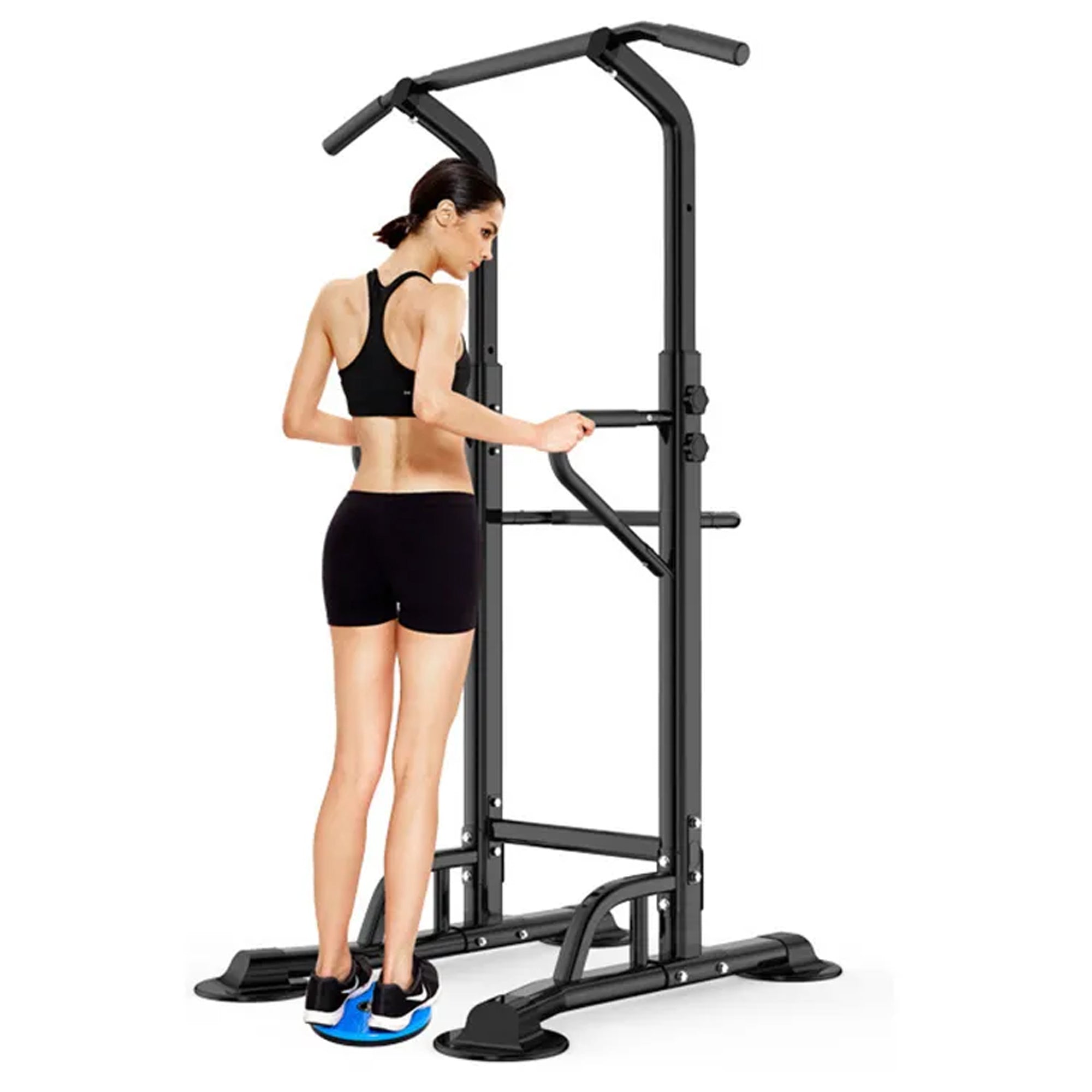 Multi-Functional Pull-Up & Dip Station – Heavy-Duty Steel Power Tower for Strength Training, Full-Body Workouts – Ideal for Home Gyms & Personal Studios