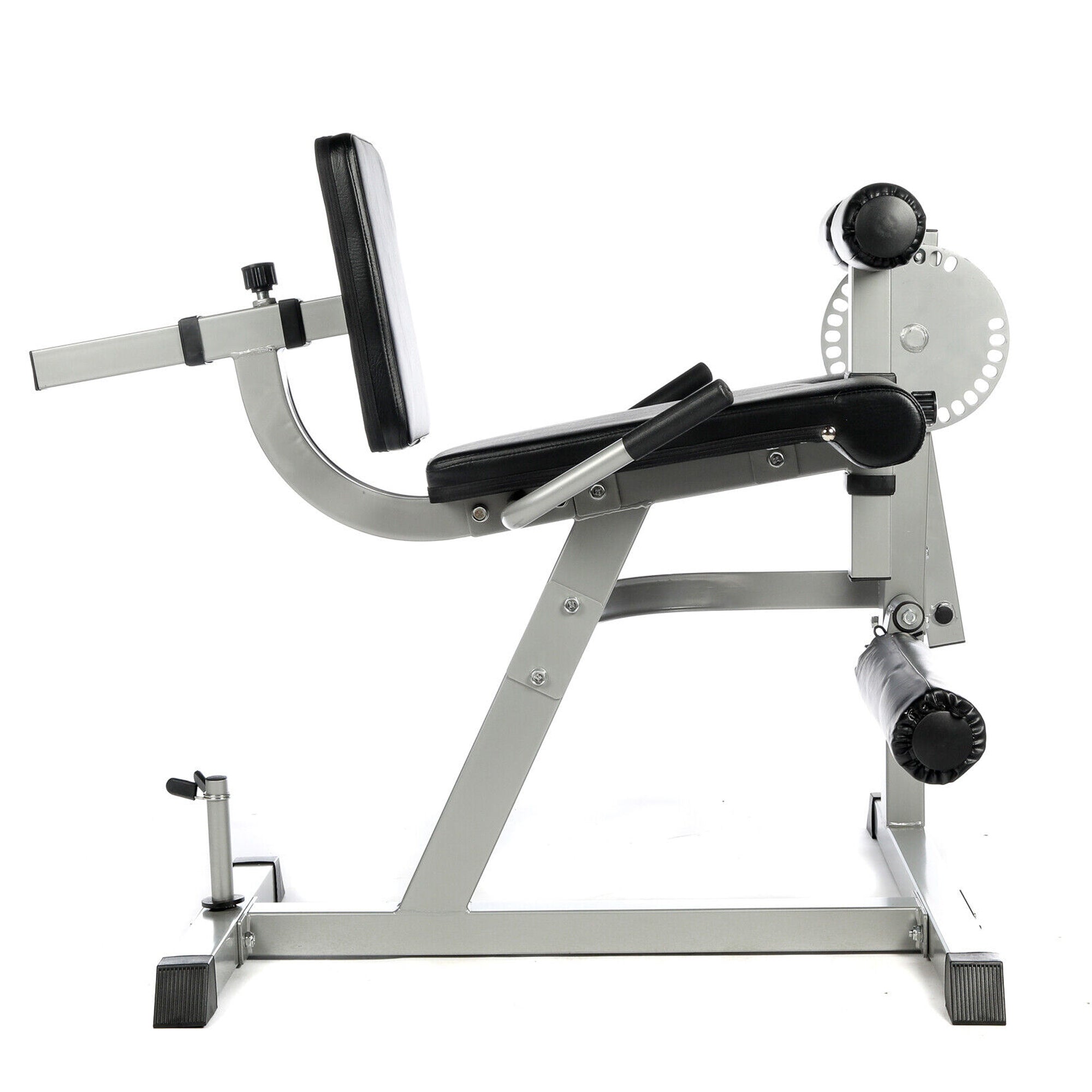 Heavy‑Duty Seated Leg Extension & Steel Curl Machine – Adjustable Seat & Range (Optional Weight Set), Quad & Hamstring Strength Trainer for Home Gyms