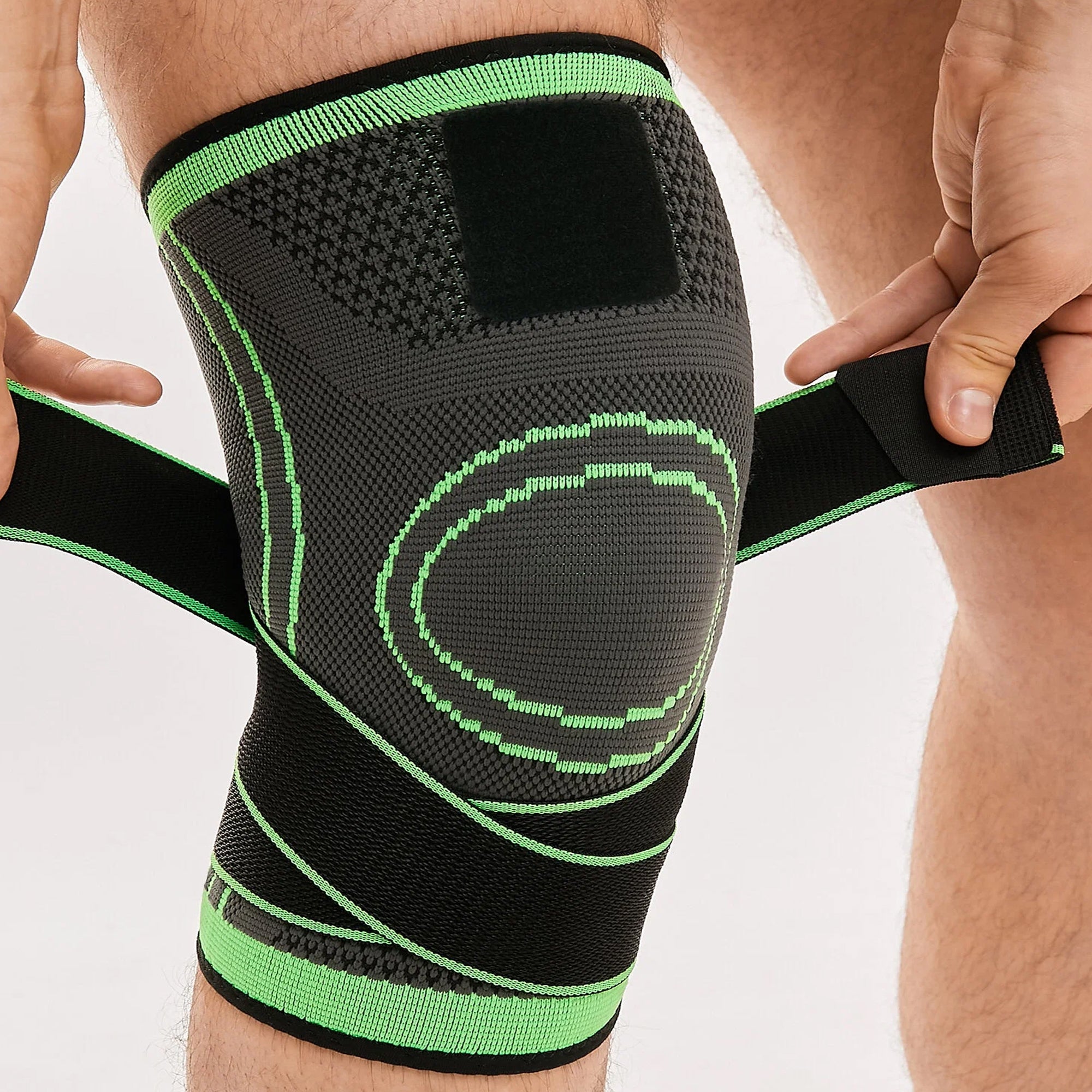 Adjustable Neoprene Knee Support with Strap – Compression Brace for ACL/Meniscus Pain Relief, Joint Stabilization & Sports – Ideal for Running, Walking, Daily Home Use