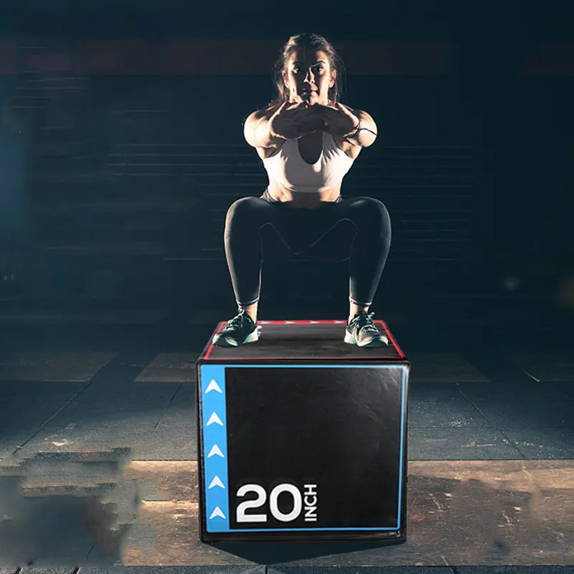 Soft Plyometric Jump Box – 3-in-1 Non-Slip Plyo Box for Home Gym, Strength & Jump Training | Available Individually or as a Full Set