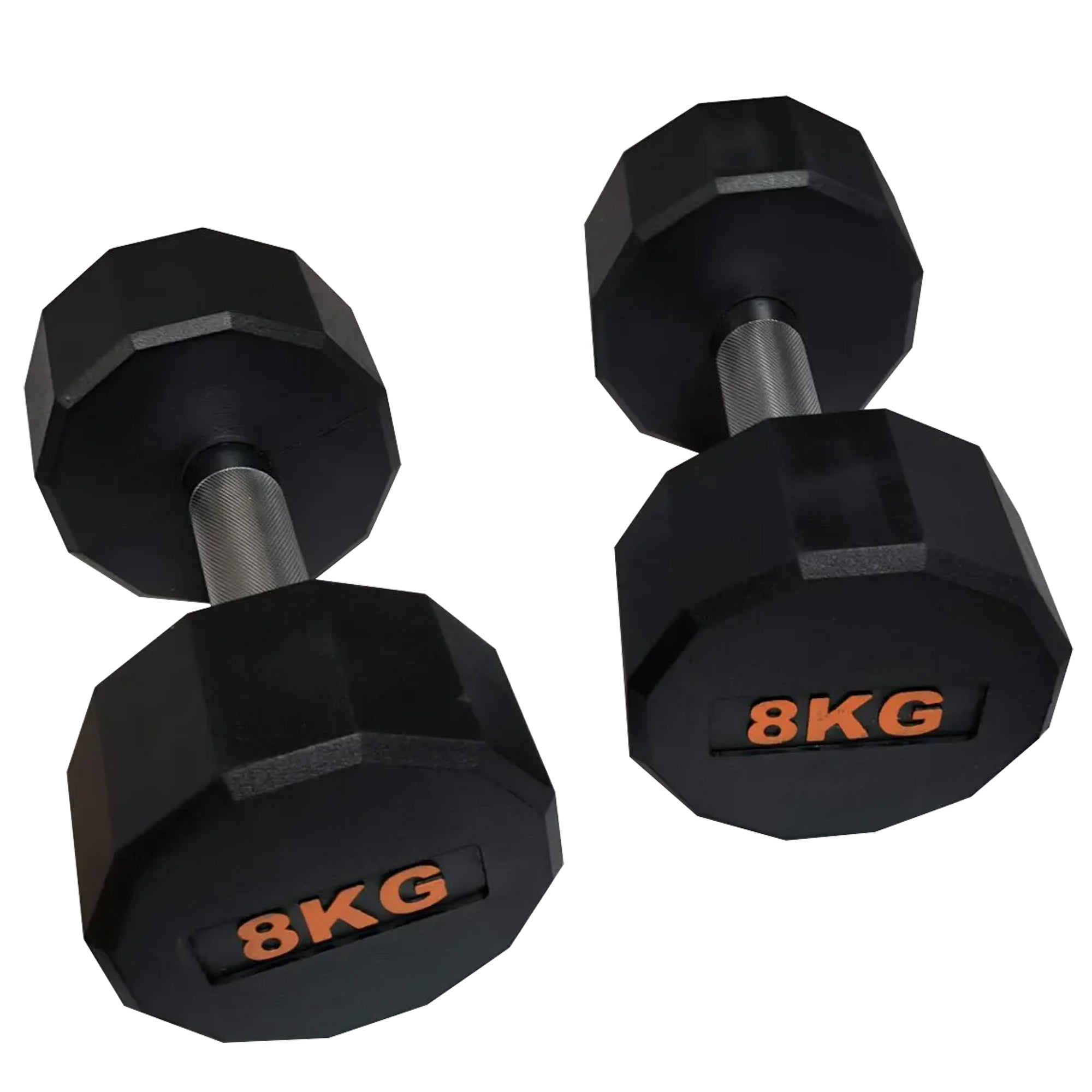 Adjustable Round‑Hex Dumbbells, Neoprene Coated with Anti‑Roll Design for Stability – Strength Training Home Gym