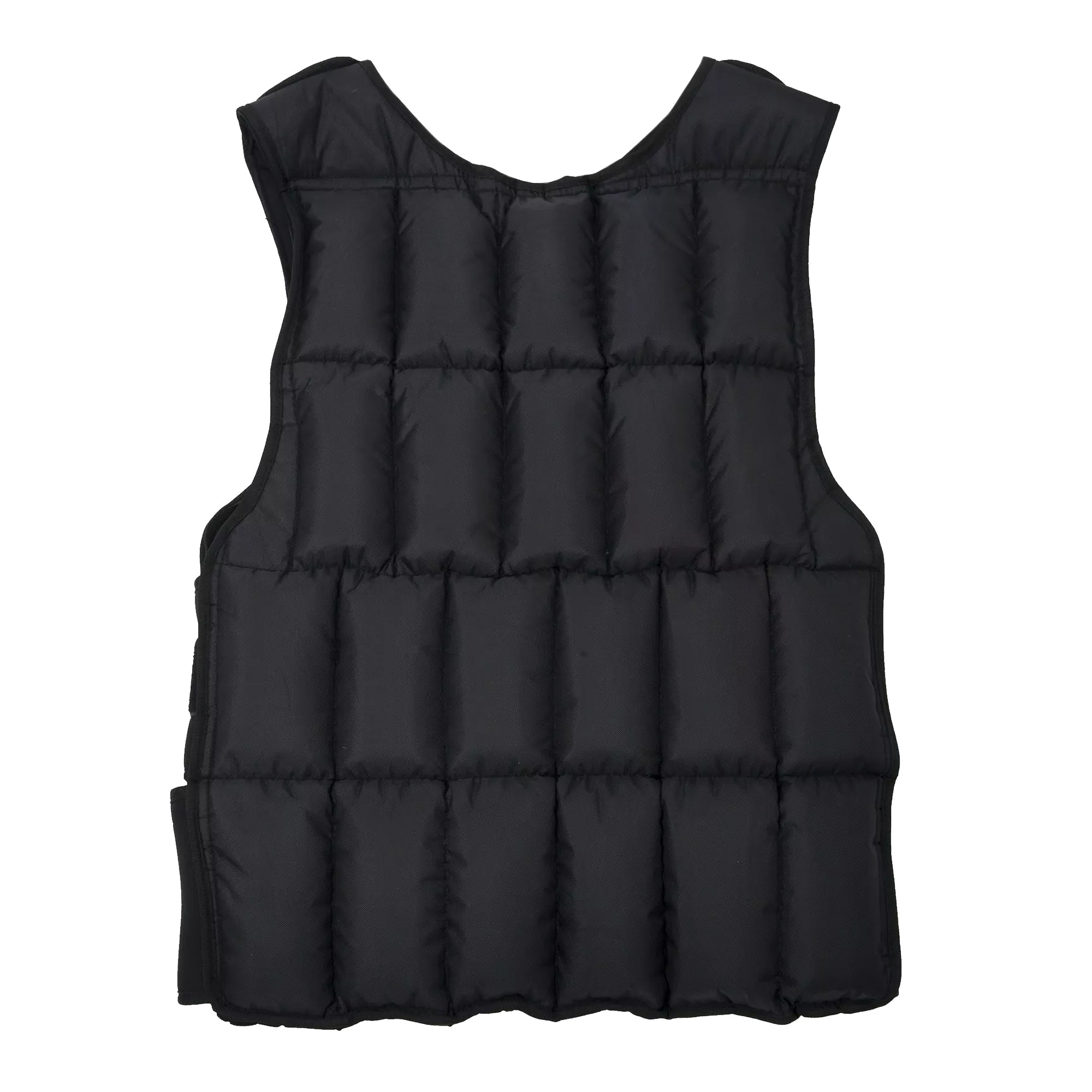 Adjustable Weighted Vest 10–20 kg – Black Neoprene with 38 Bag System, Removable Sandbags for Running, Cardio, Strength Training in Home Gym