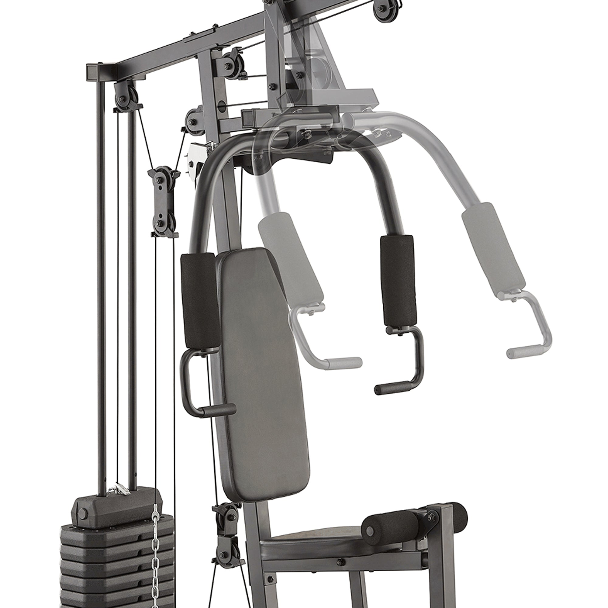 Essential Multi‑Gym Home Gym Machine – Heavy‑Duty Steel Frame, 45 kg/66 kg Stack, Full‑Body Strength Training, Compact for Home Fitness