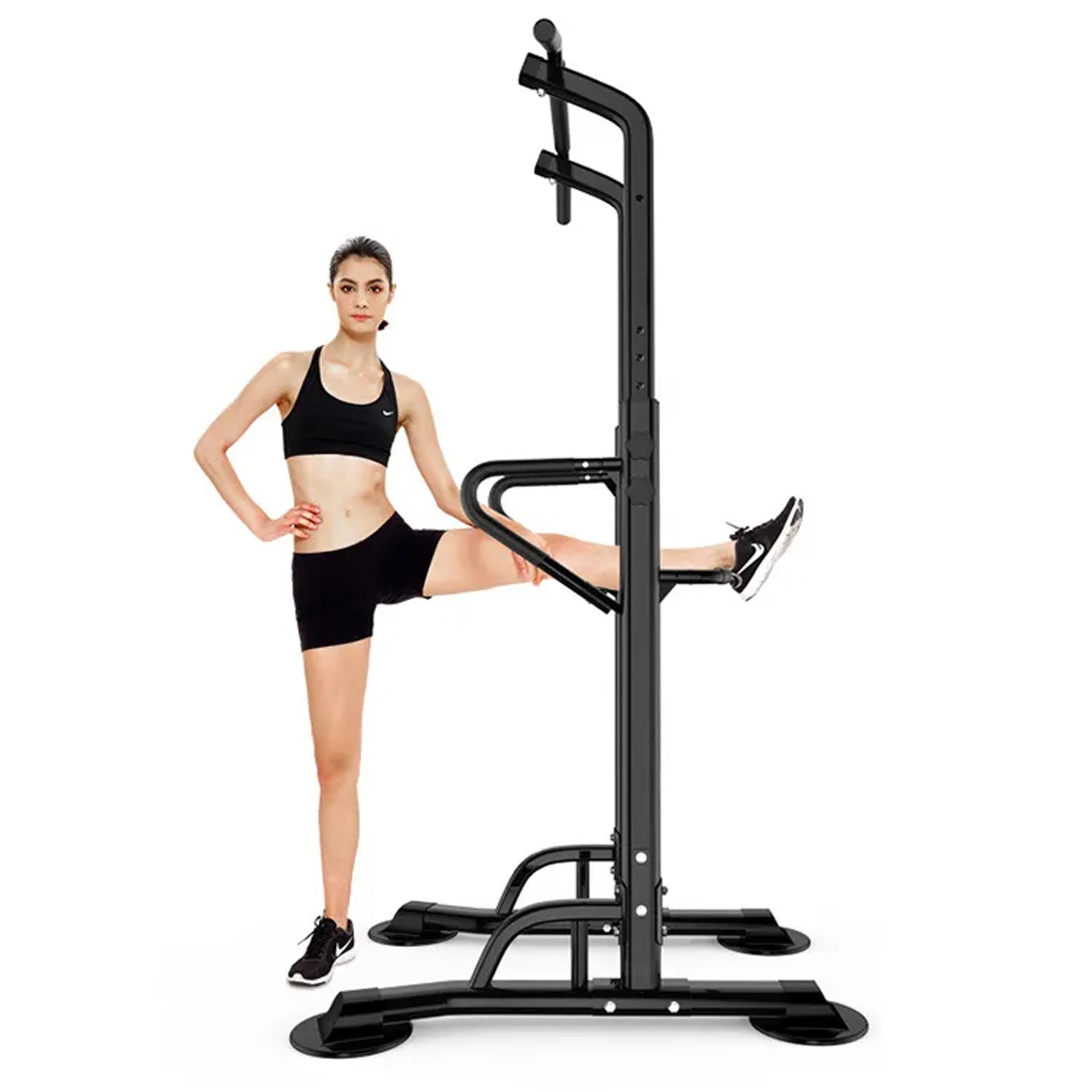 Multi-Functional Pull-Up & Dip Station – Heavy-Duty Steel Power Tower for Strength Training, Full-Body Workouts – Ideal for Home Gyms & Personal Studios