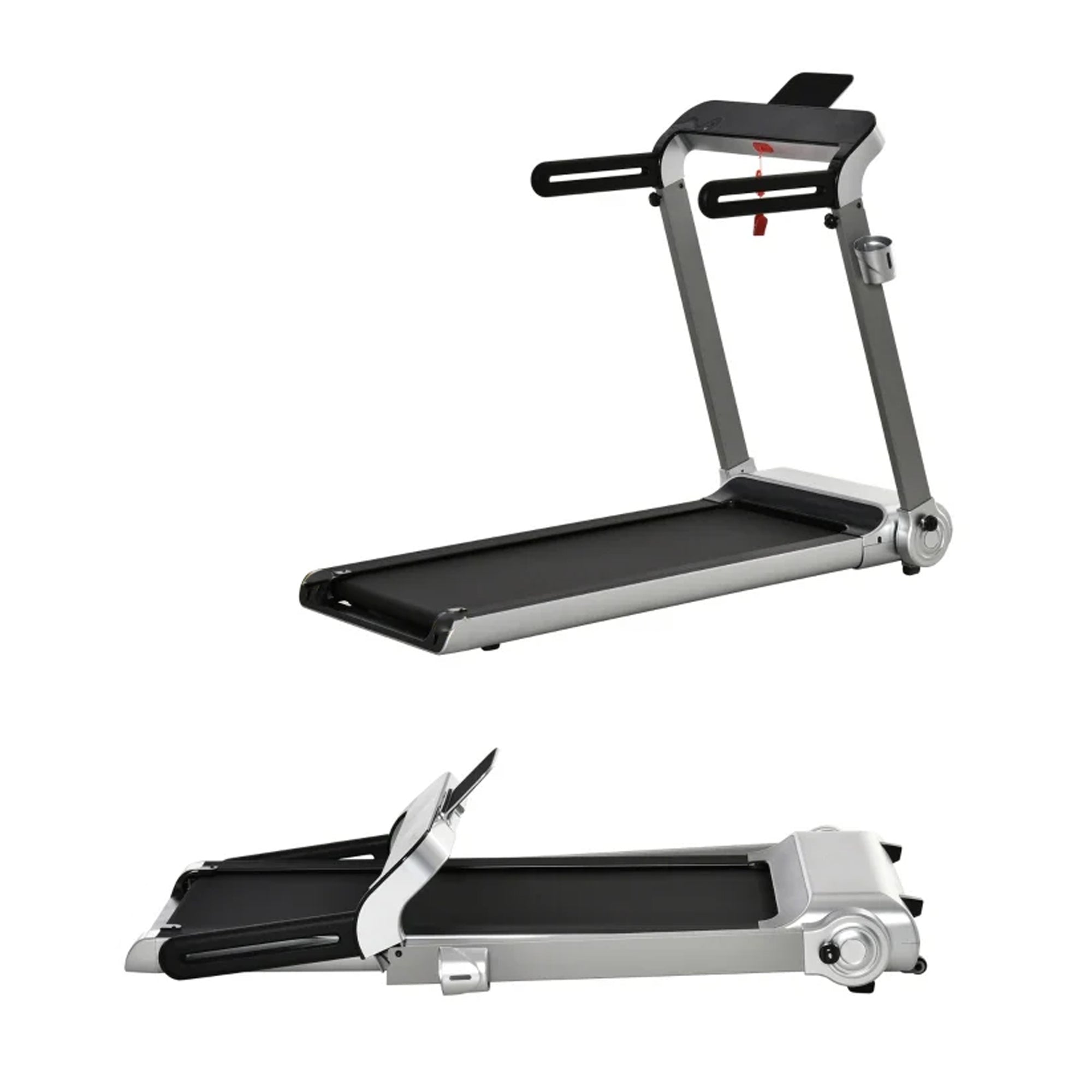 Folding Treadmill T103 – Compact 14 km/h Walking Pad with Shock‑Absorbent Belt for Home Gym & Small Spaces