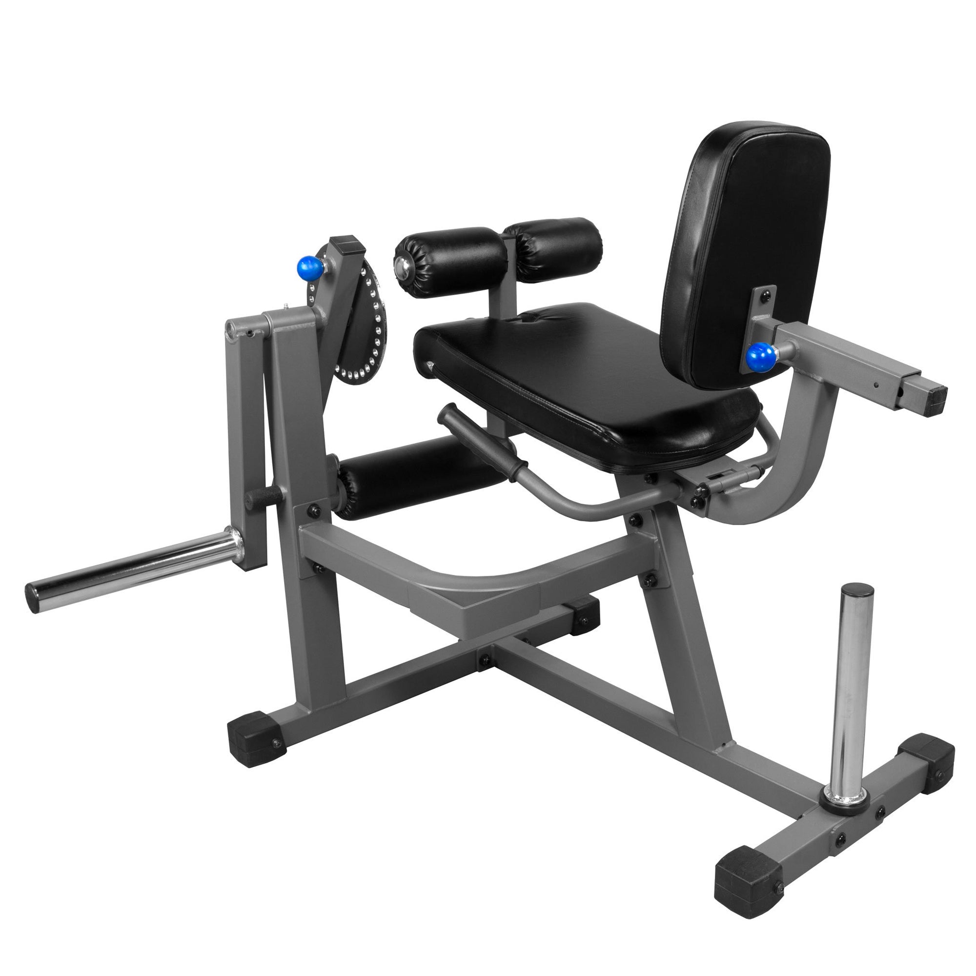 Heavy‑Duty Seated Leg Extension & Steel Curl Machine – Adjustable Seat & Range (Optional Weight Set), Quad & Hamstring Strength Trainer for Home Gyms