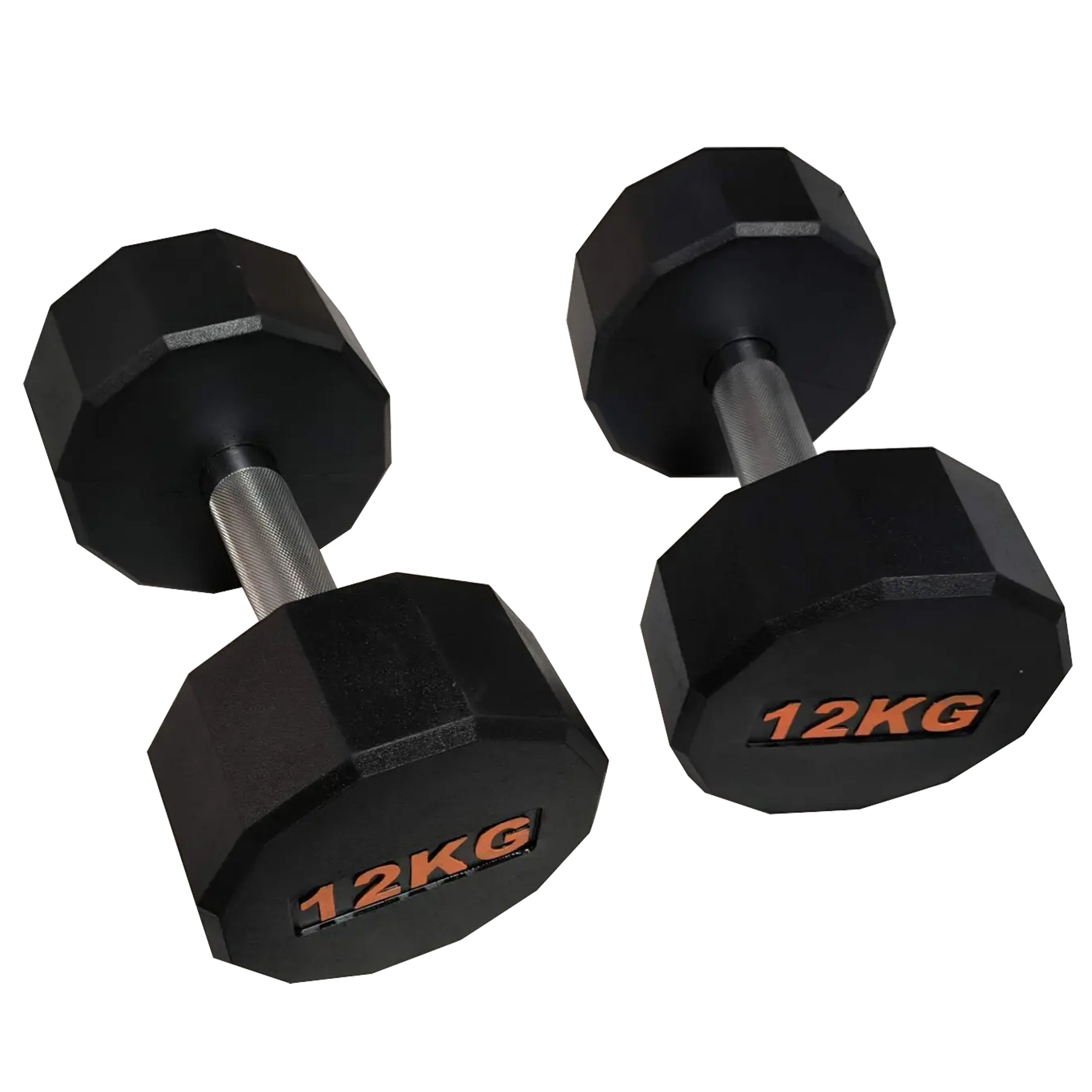 Adjustable Round‑Hex Dumbbells, Neoprene Coated with Anti‑Roll Design for Stability – Strength Training Home Gym