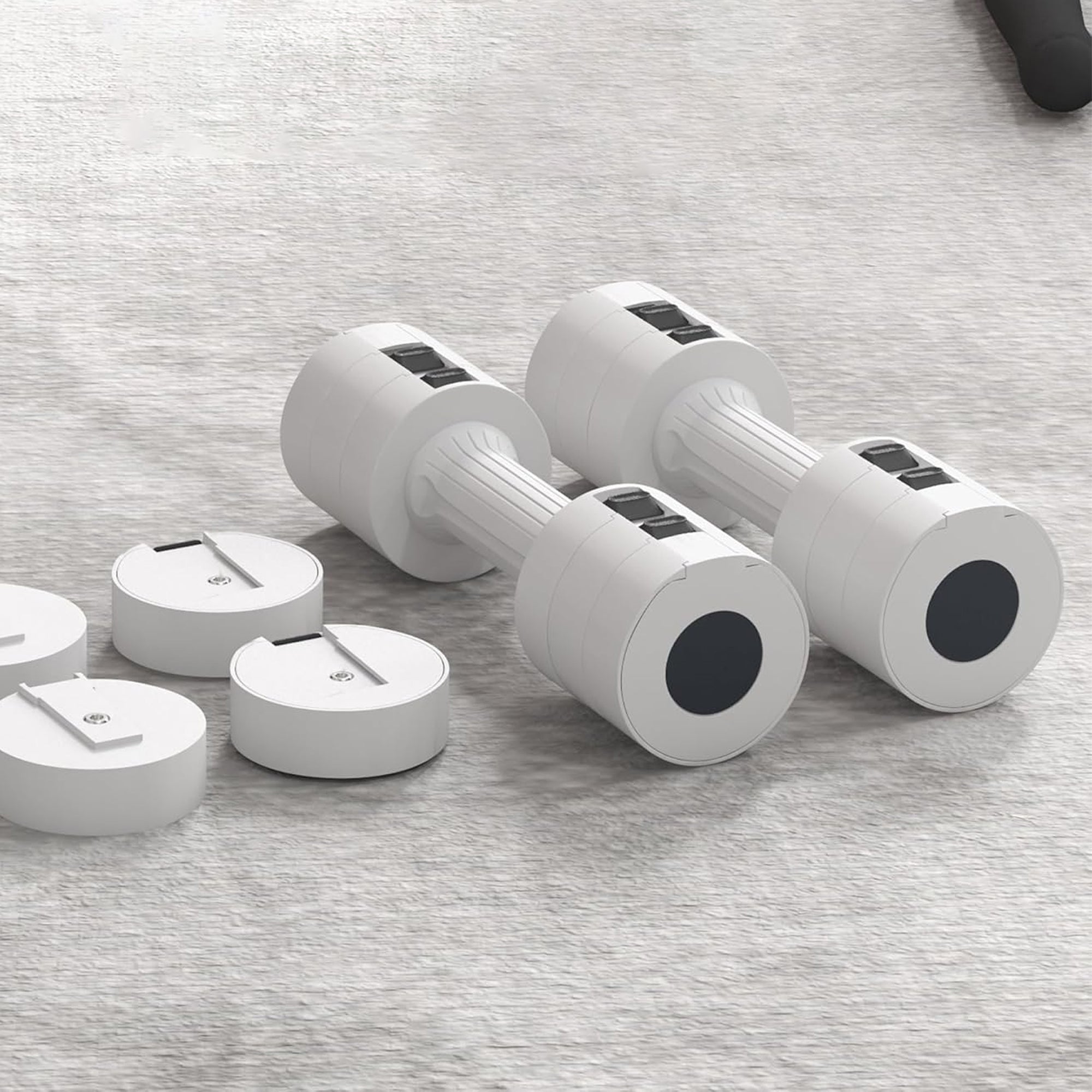 Adjustable Dumbbells 3‑in‑1 – Anti‑Slip Steel Grip, 2×2.5 kg or 2×10 kg – Compact Strength Training Dumbbells for Home Gym