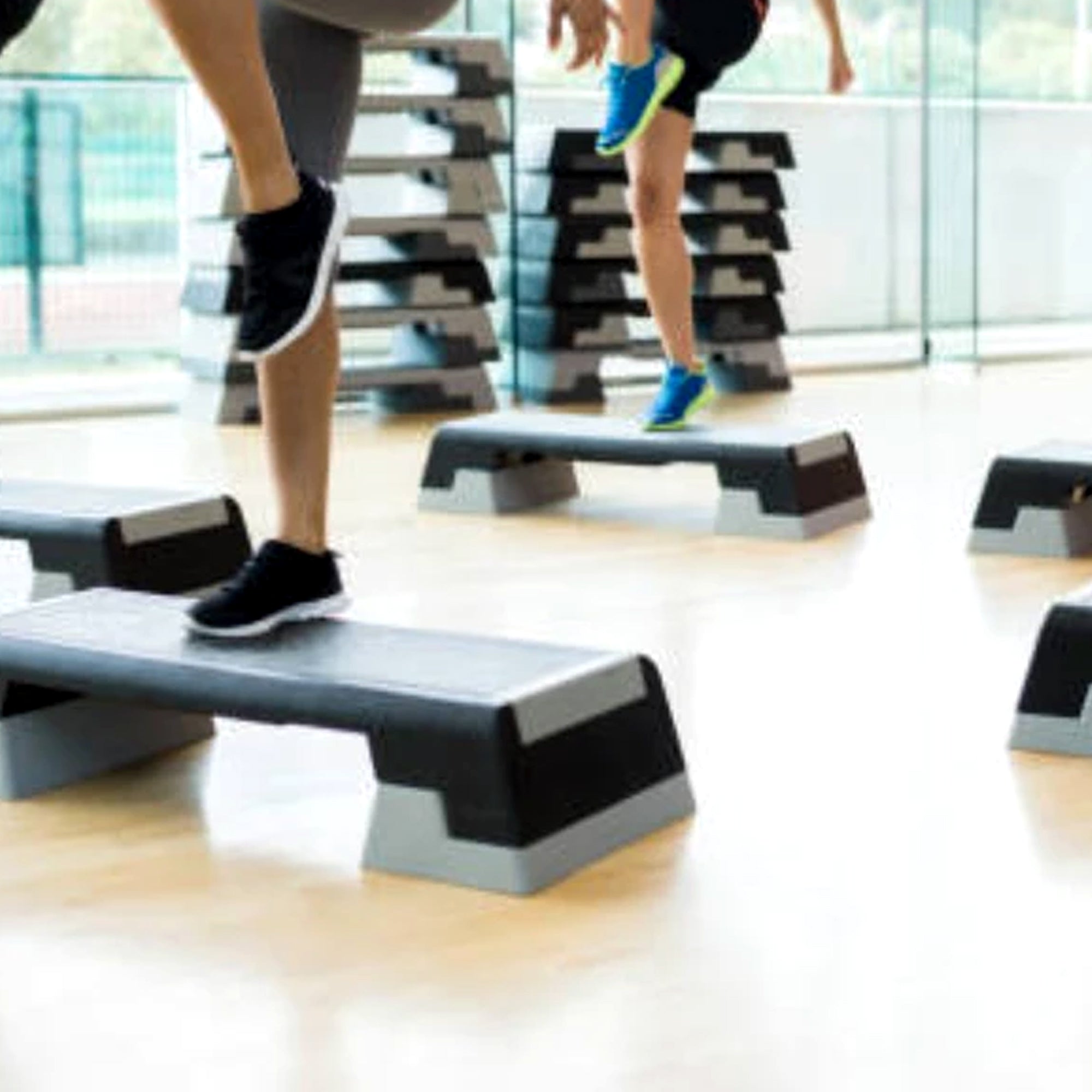 Adjustable Aerobic Stepper Platform – Durable Plastic Non‑Slip Step Board with 3 Height Levels for Home Gym Cardio, Strength & Yoga