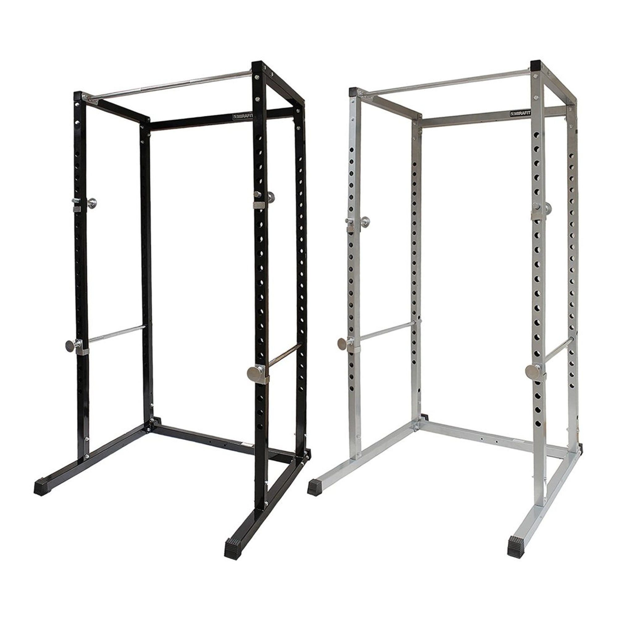 Heavy‑Duty Steel G100 Power Rack with Pull‑Up Bar – Adjustable Squat Cage for Home Gym Strength Training