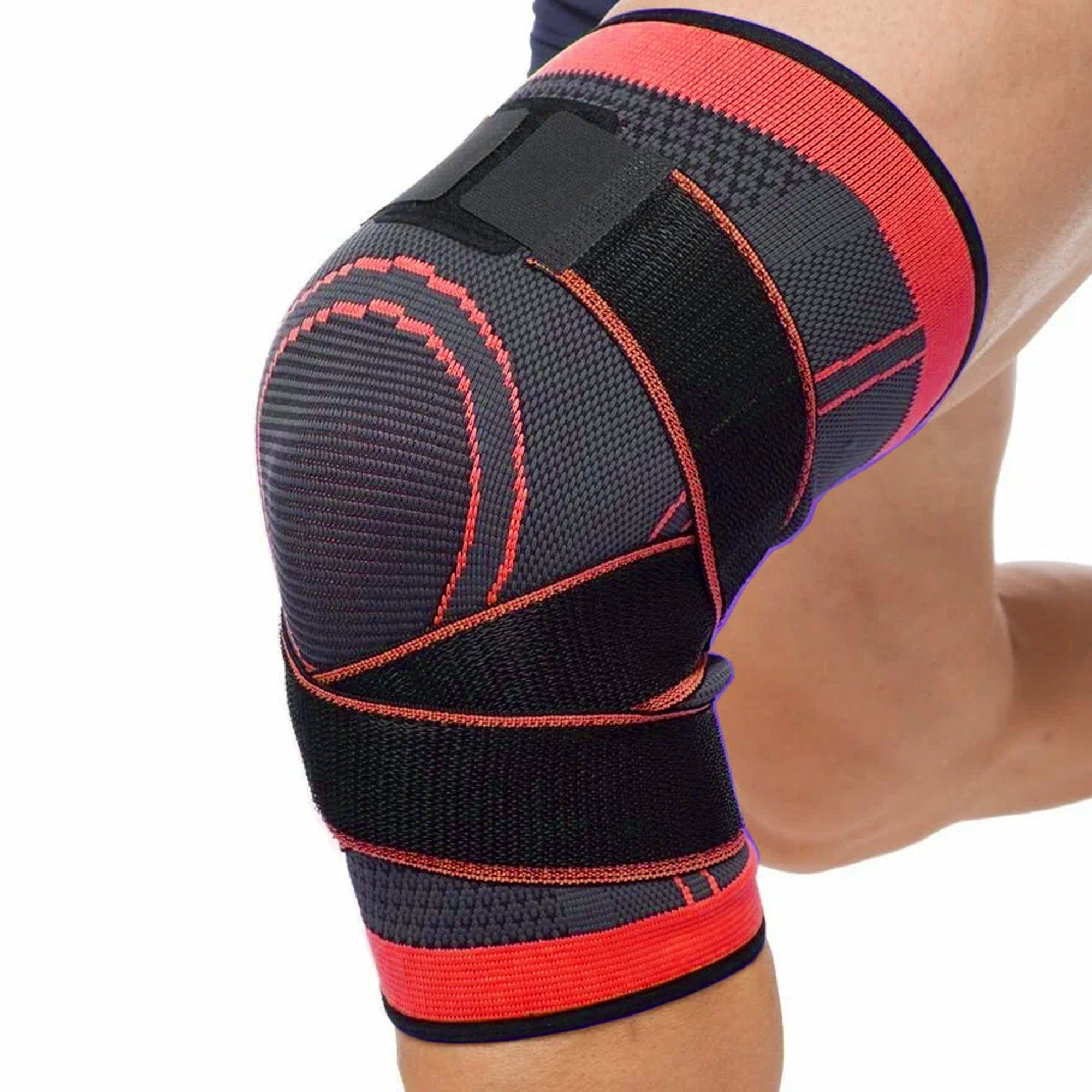 Adjustable Neoprene Knee Support with Strap – Compression Brace for ACL/Meniscus Pain Relief, Joint Stabilization & Sports – Ideal for Running, Walking, Daily Home Use