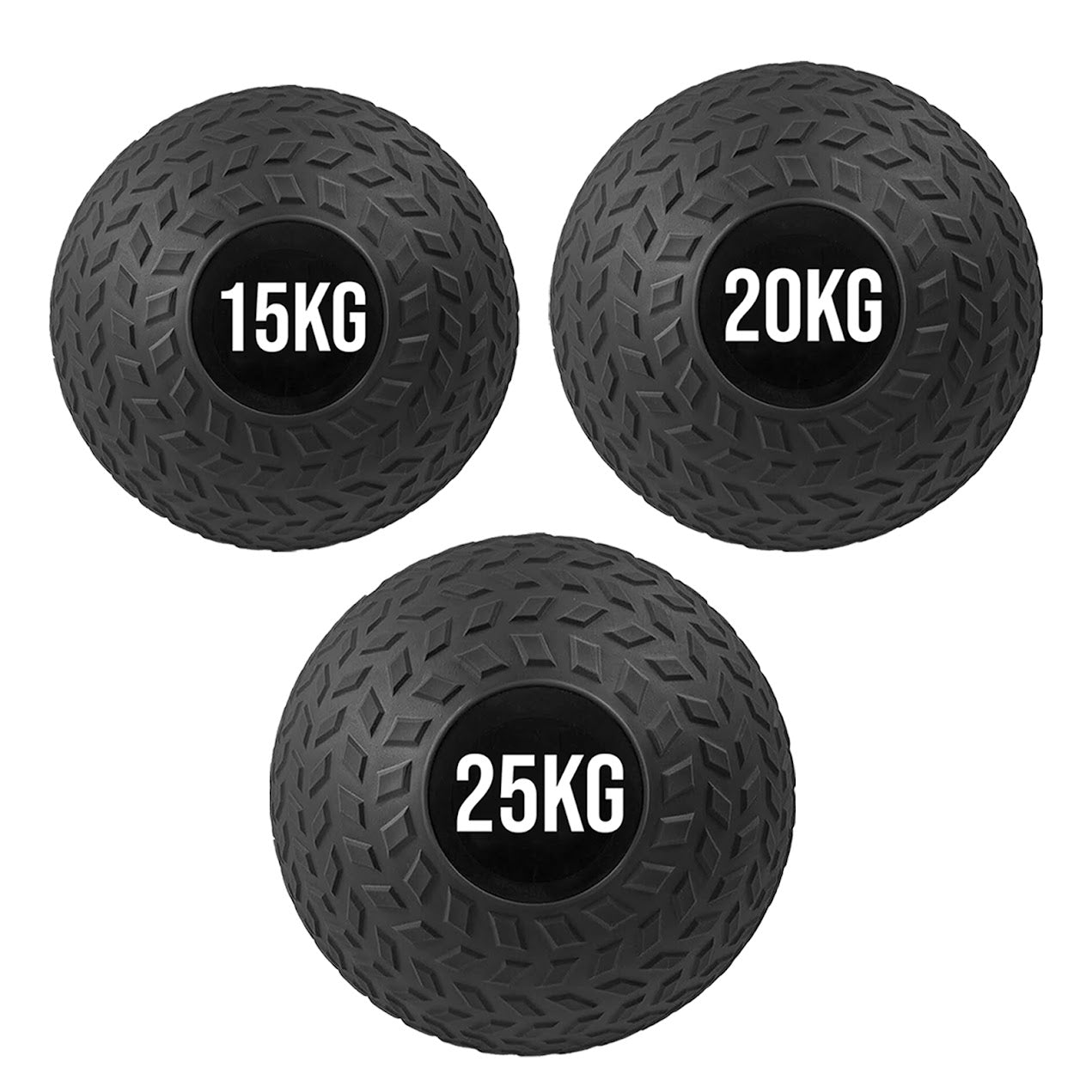 No-Bounce Slam Ball – Heavy‑Duty Rubber Treaded Weight Ball for Core, Strength & Power Training in Home Gym or Studio (3–25 kg)