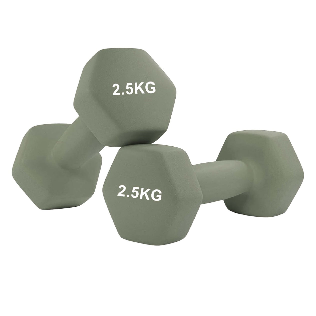 Anti‑Roll Neoprene Hex Dumbbells – Non‑Slip Coating, Comfortable Grip, Anti‑Scratch Finish for Home Gym Workouts & Strength Training