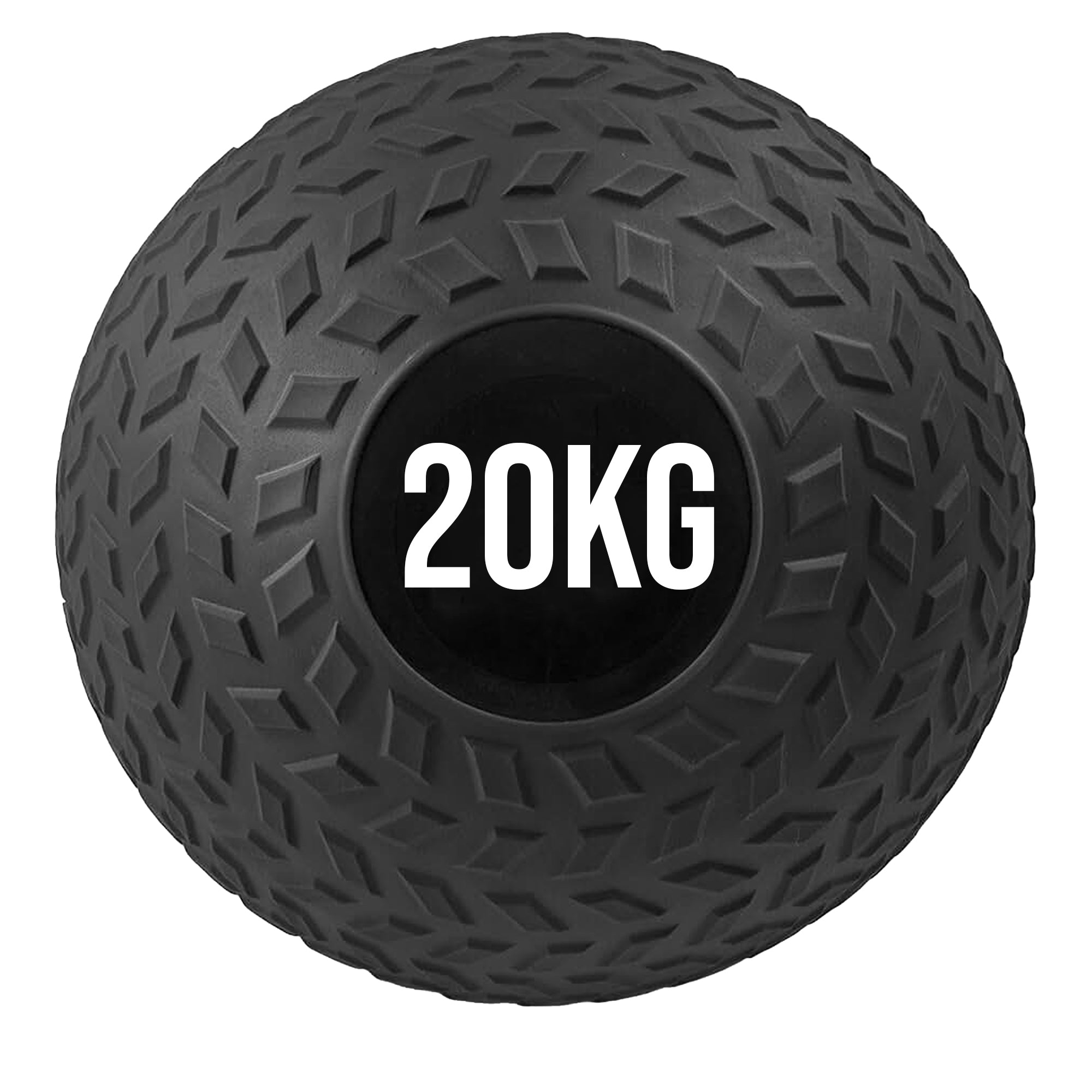 No-Bounce Slam Ball – Heavy‑Duty Rubber Treaded Weight Ball for Core, Strength & Power Training in Home Gym or Studio (3–25 kg)
