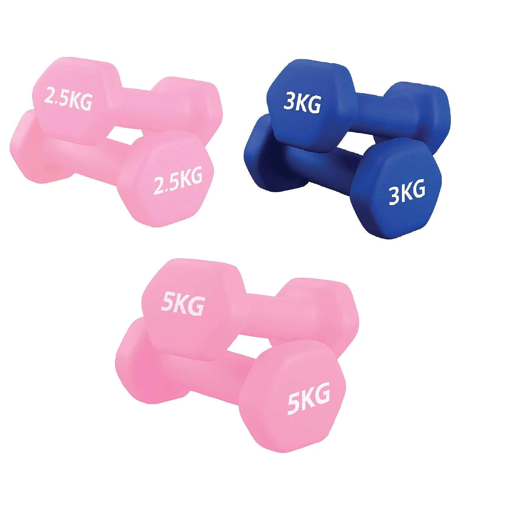 Neoprene Dumbbells Pairs