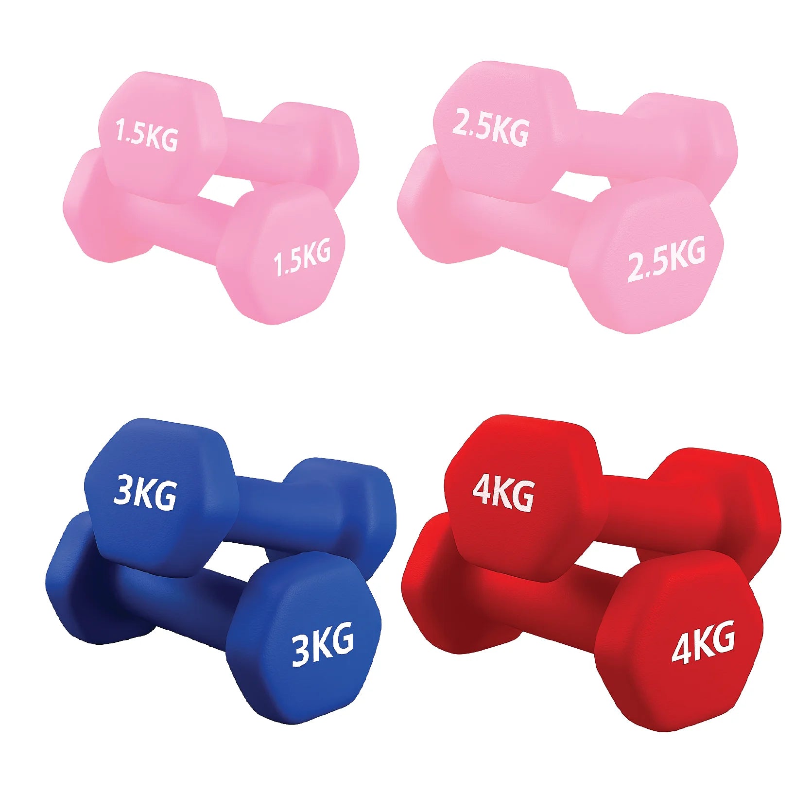 Neoprene Dumbbells Pairs
