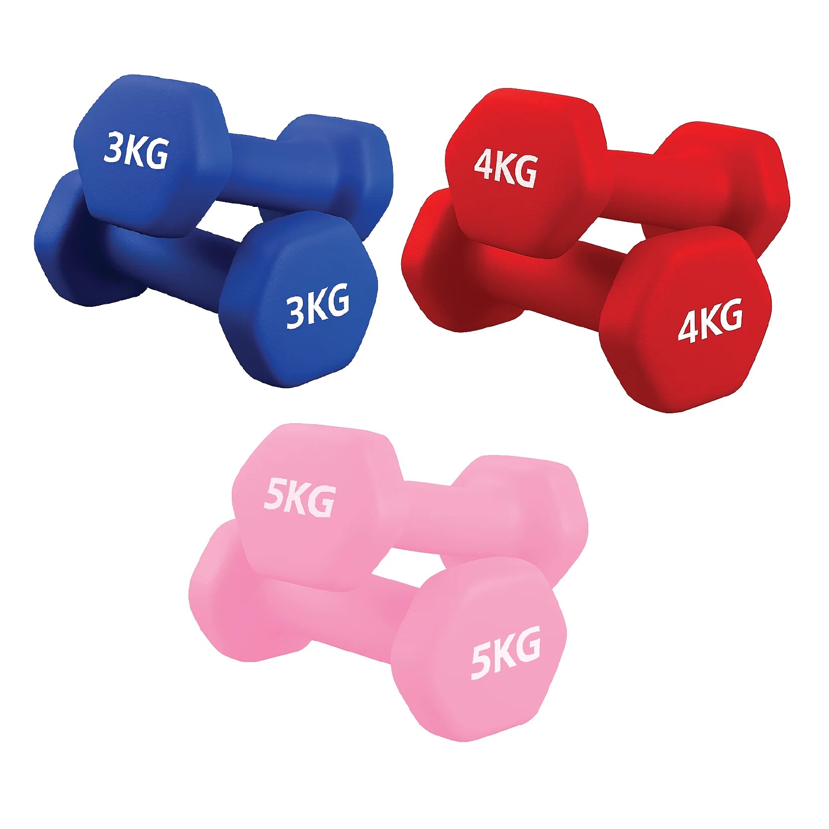 Neoprene Dumbbells Pairs