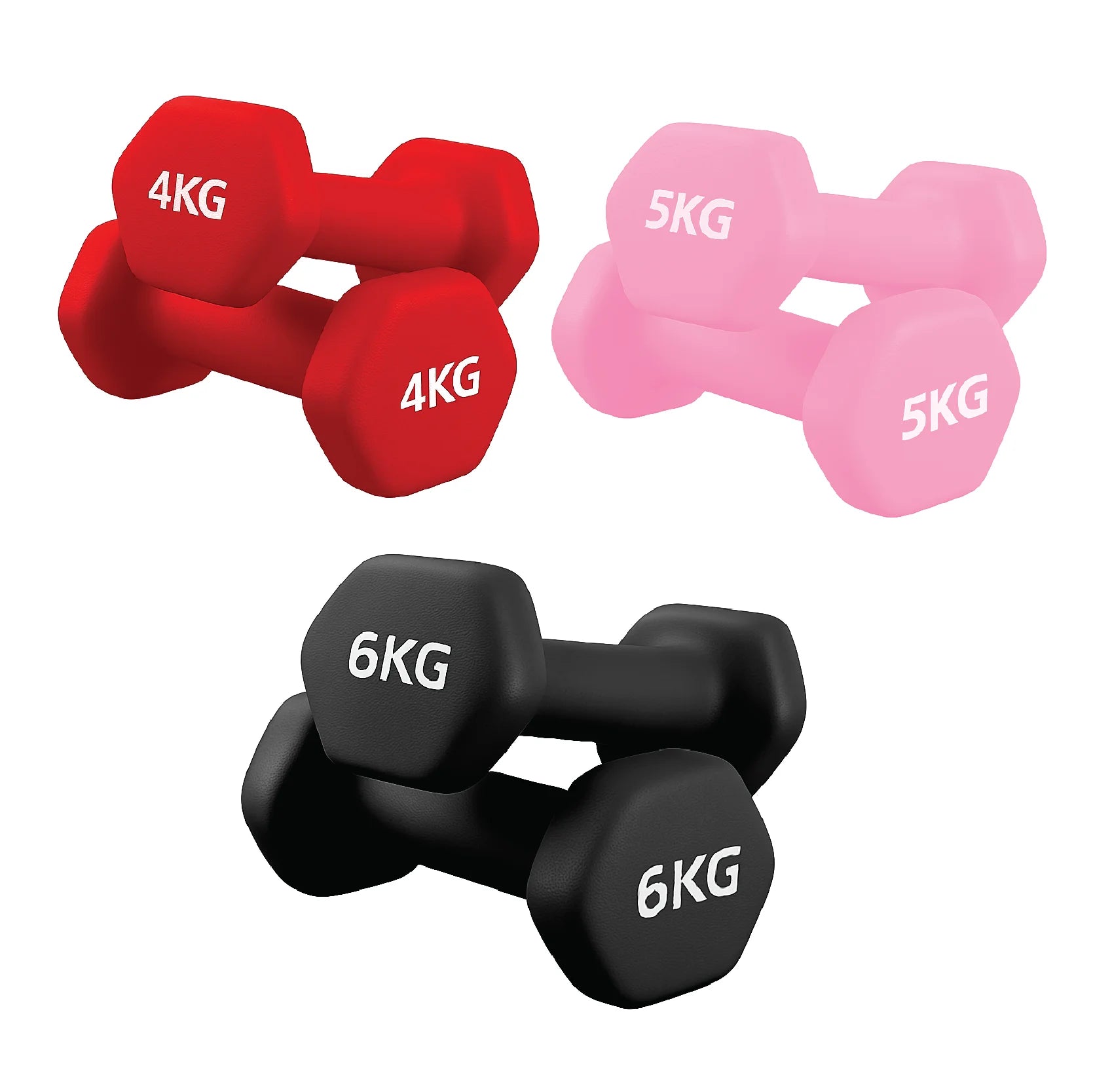Neoprene Dumbbells Pairs
