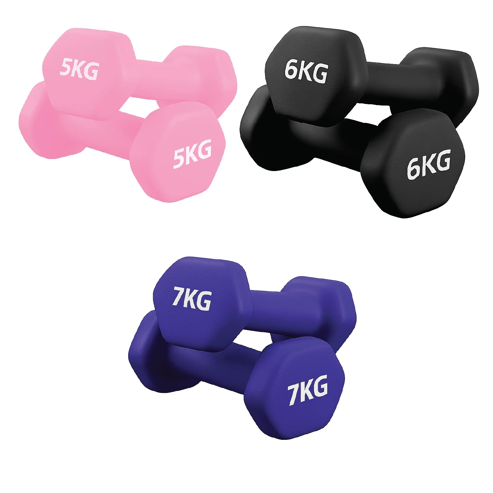 Neoprene Dumbbells Pairs