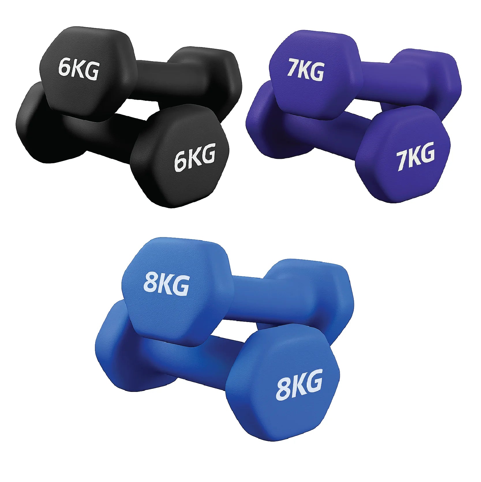 Neoprene Dumbbells Pairs