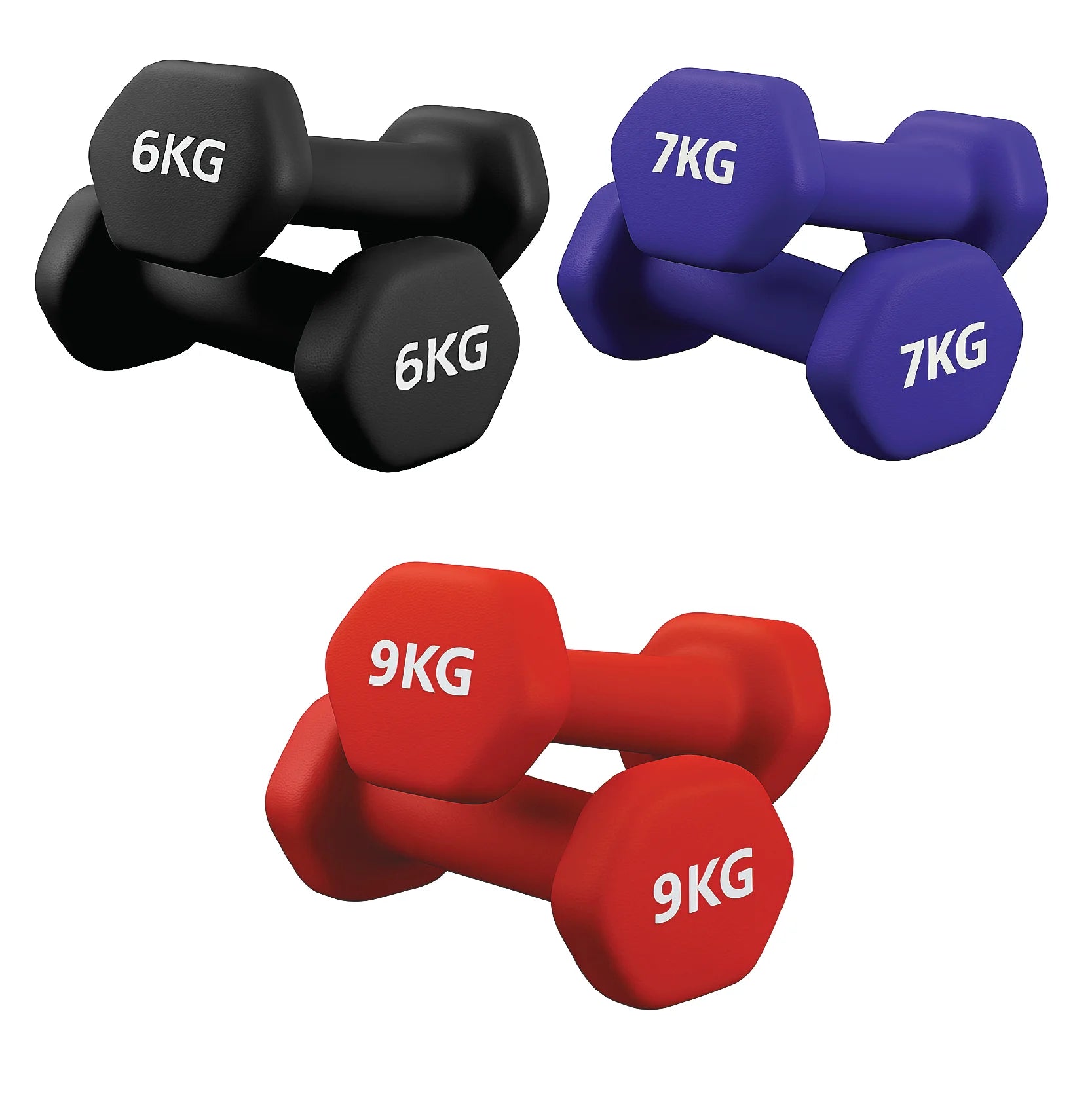 Neoprene Dumbbells Pairs