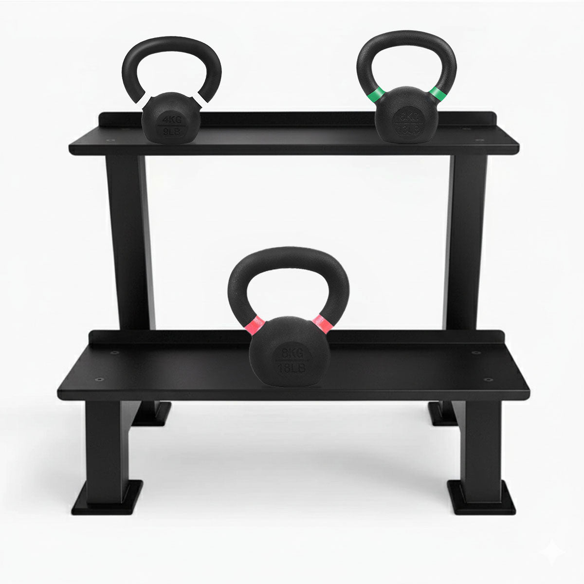 Commercial Kettlebell Storage Rack – Heavy-Duty Steel Organizer