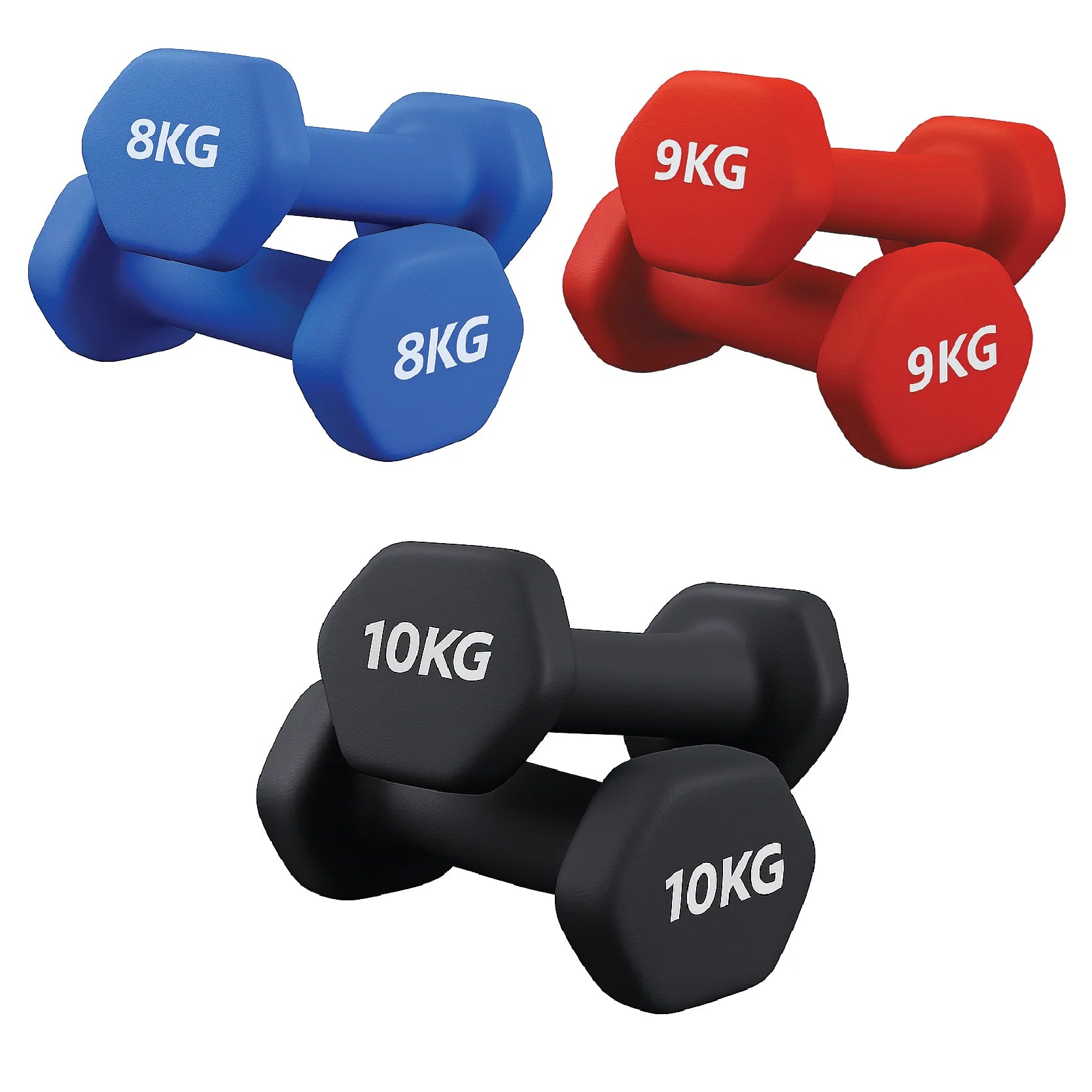Neoprene Dumbbells Pairs