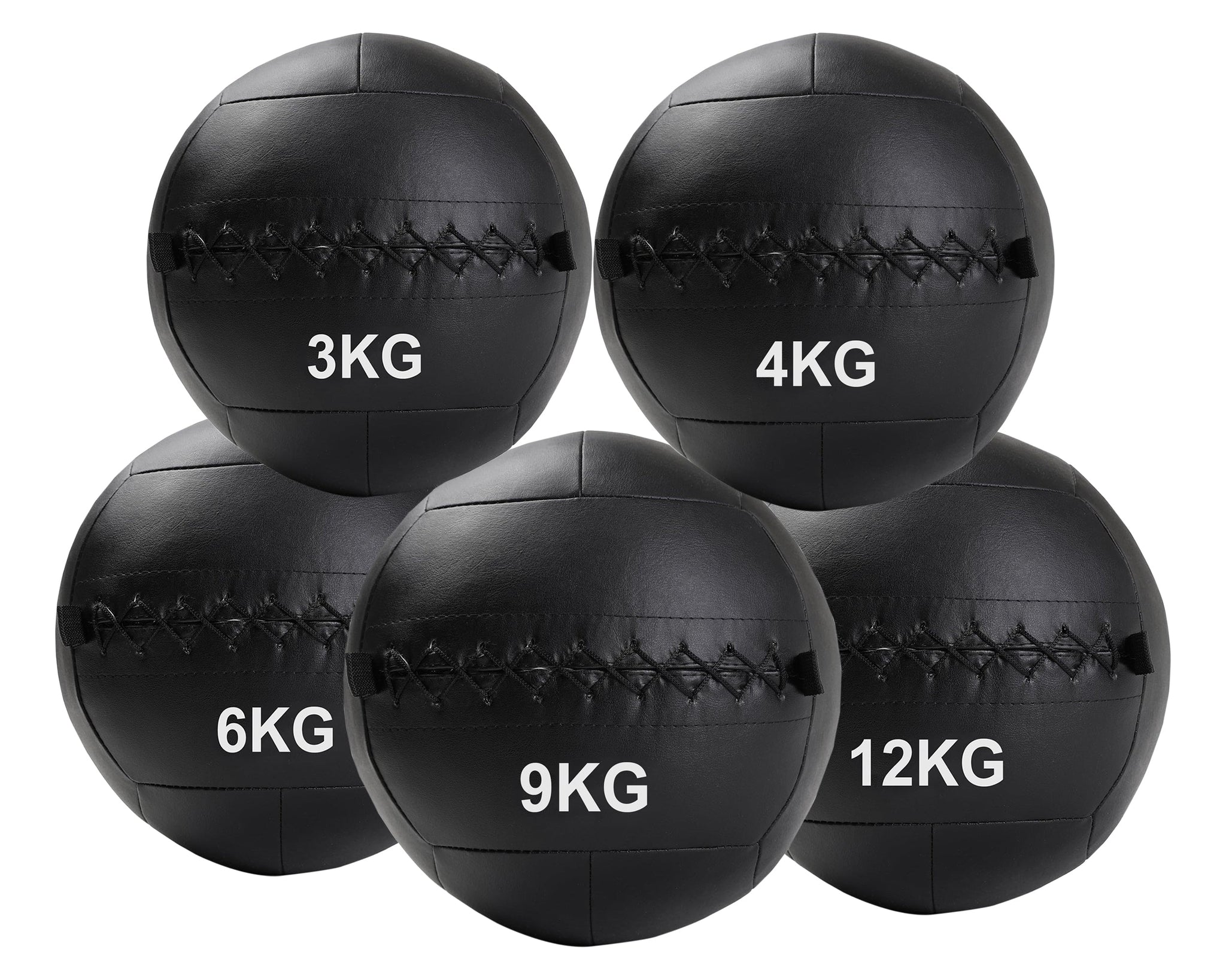 Heavy-Duty No‑Bounce Wall Balls (3 kg–12 kg) – Enhanced Grip Texture, Medicine Balls for High‑Density Cross‑Training Tool - Home Gym & Strength Power Workouts